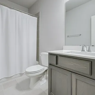 a view of a yard with a house