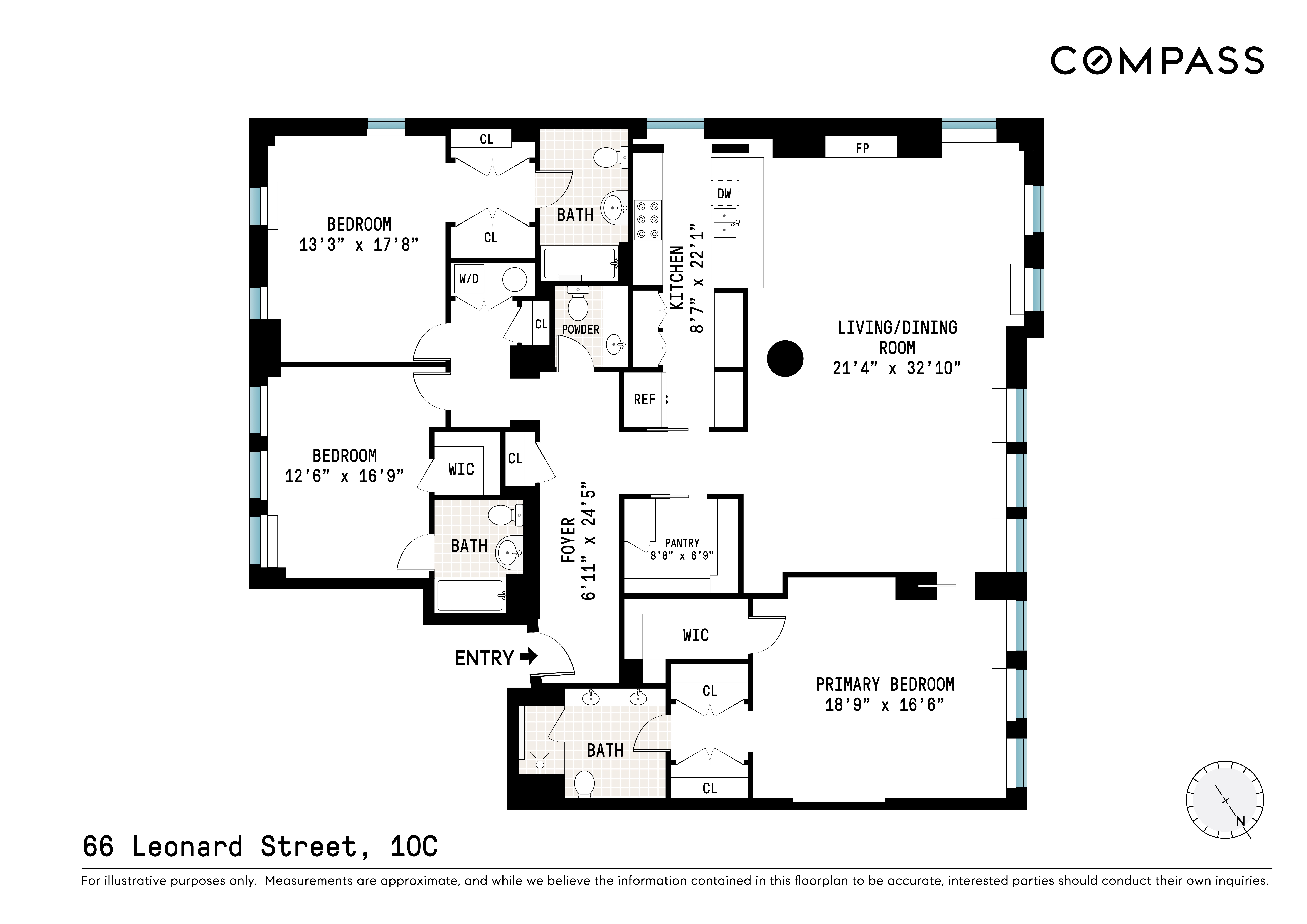 66 Leonard Street, Unit 10C Manhattan, NY 10013 - Photo 12 of 12