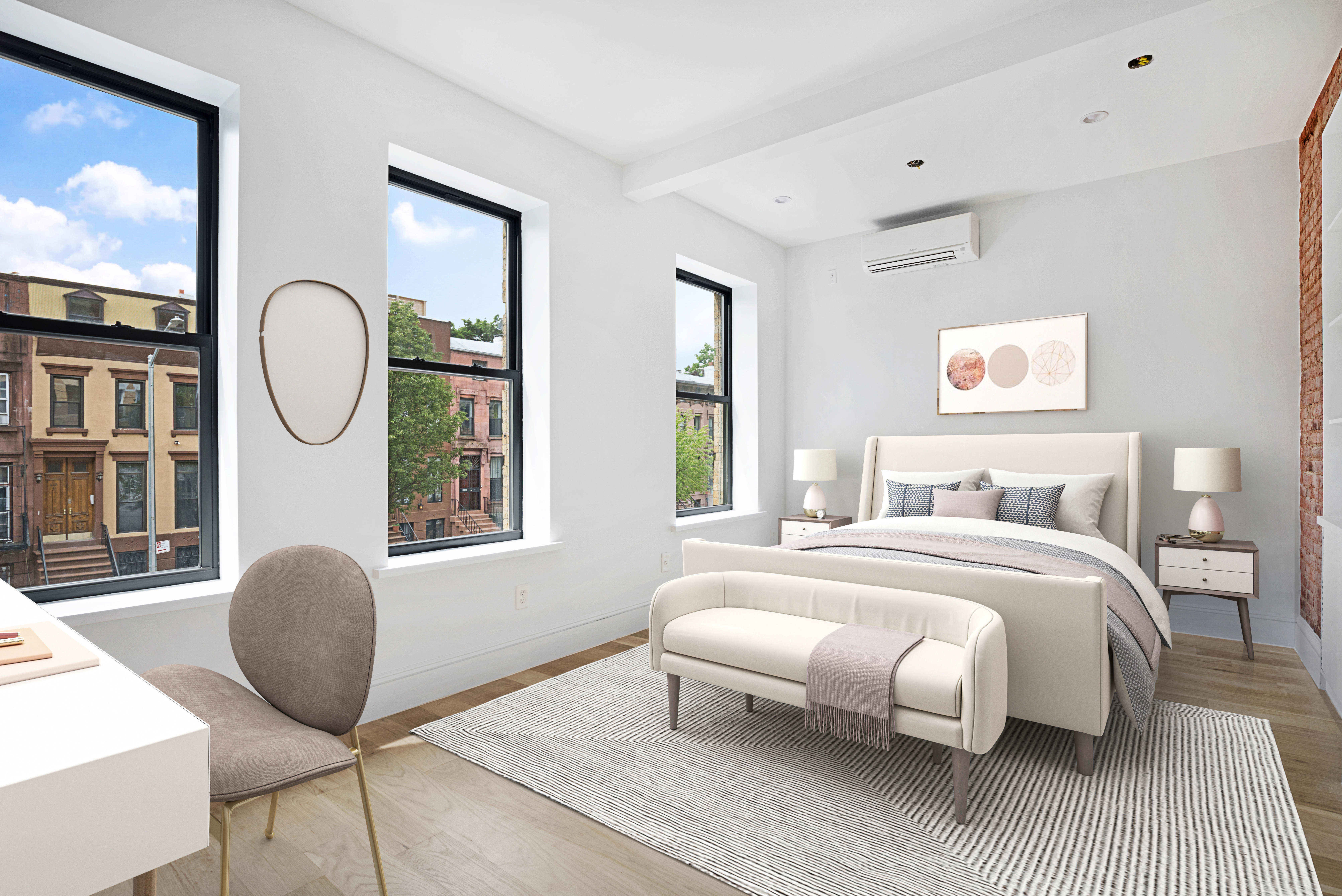 443 Jefferson Avenue, Unit 1L Brooklyn, NY 11221 - Photo 4 of 12 a bedroom with bed and a window