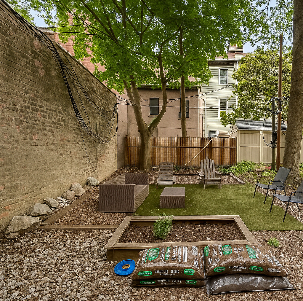 237 Hancock Street, Unit 11 Brooklyn, NY 11216 - Photo 7 of 10 a view of yard with swimming pool