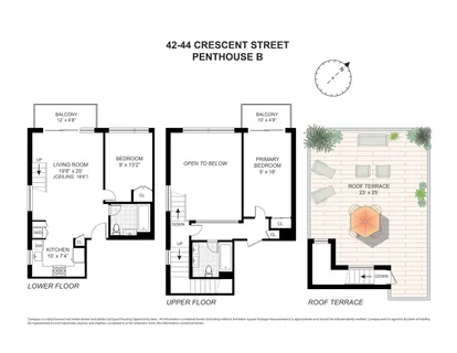 $1,590,000 | 42-44 Crescent Street, Unit PHB | Long Island City