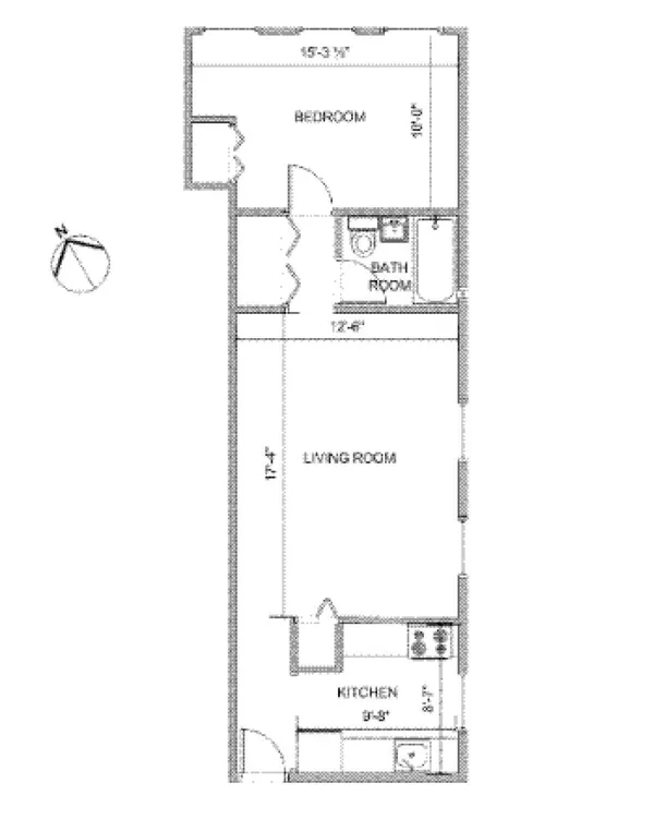 a picture of a floor plan