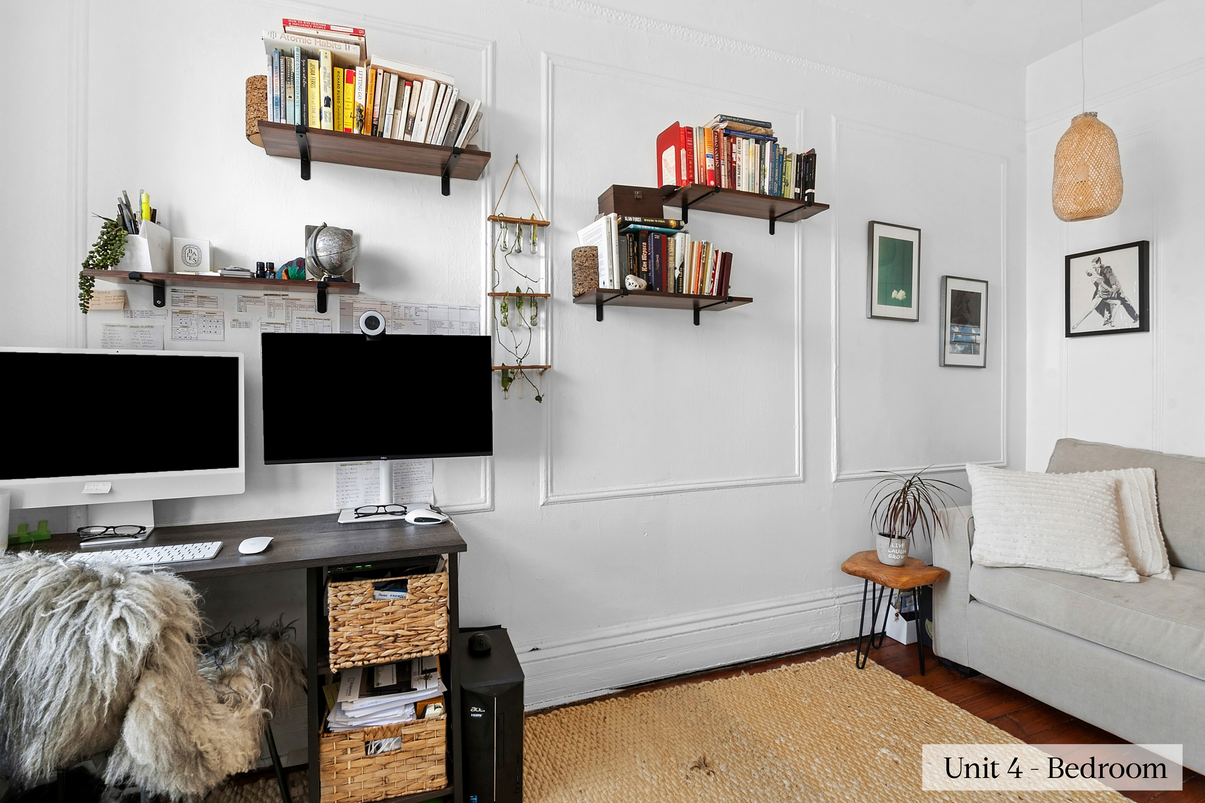 460 9th Street Brooklyn, NY 11215 - Photo 3 of 24 a bedroom with a workspace