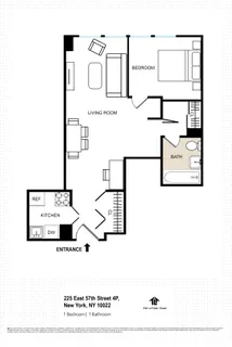 $475,000 | 225 East 57th Street, Unit 4P | Midtown East