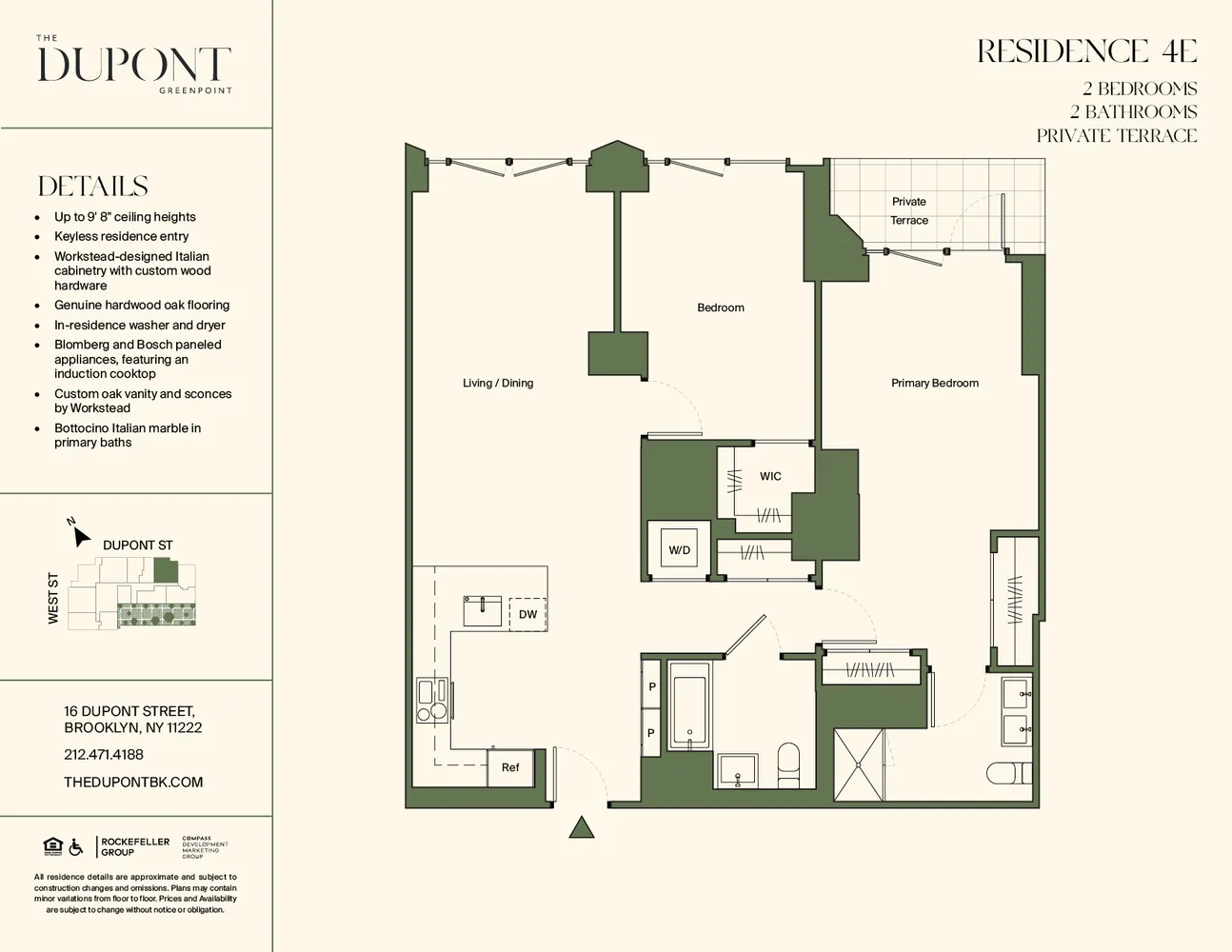 $8,595 | 16 Dupont Street, Unit 4E | Greenpoint