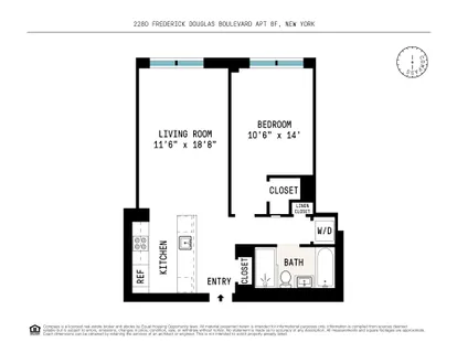 $849,242 | 2280 Frederick Douglass Boulevard, Unit 8F | Harlem