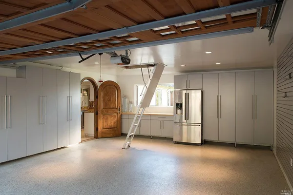 a view of a storage & utility room