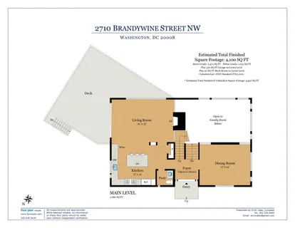 $2,750,000 | 2710 Brandywine Street Northwest, Washington, DC 20008