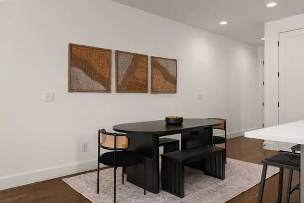 a view of a workspace with furniture