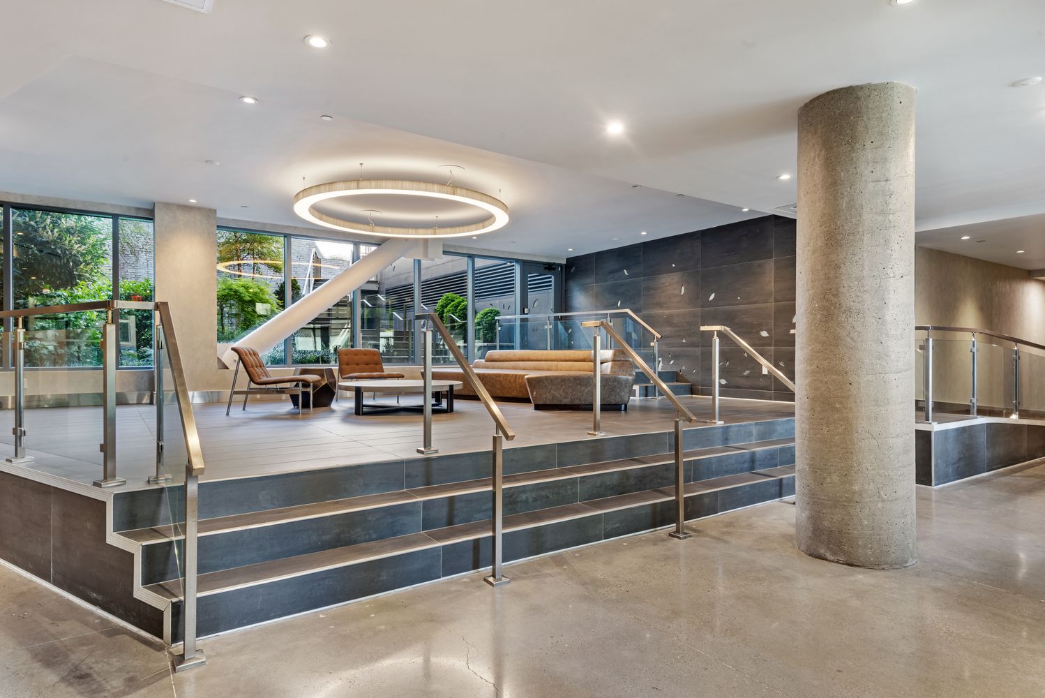 147 Hope Street, Unit 4A Brooklyn, NY 11211 - Photo 11 of 12 a bedroom with furniture and a chandelier