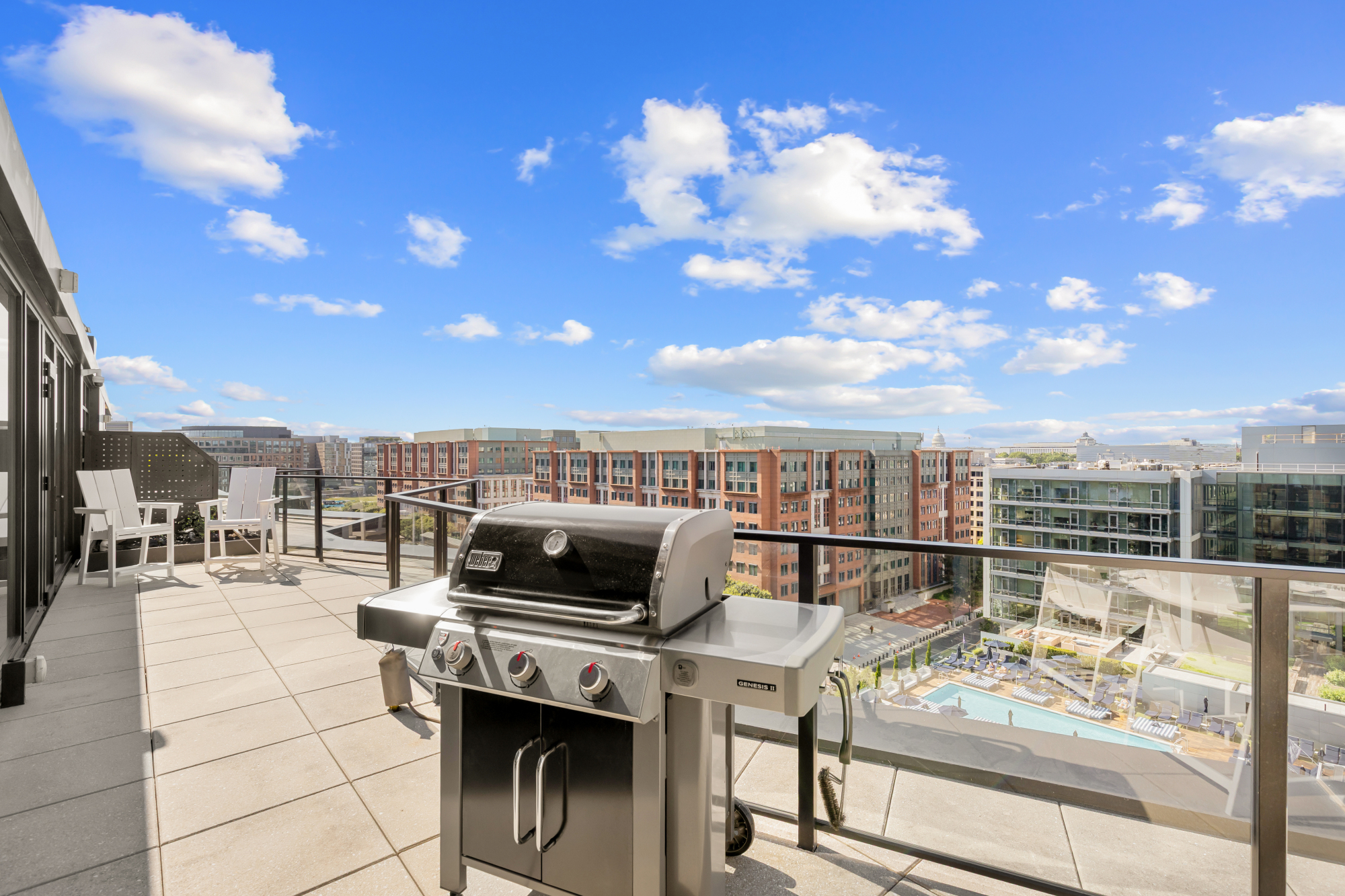 1300 4th Street Southeast, Unit PH02 Washington, DC 20003 - Photo 14 of 38 a view of a terrace with furniture