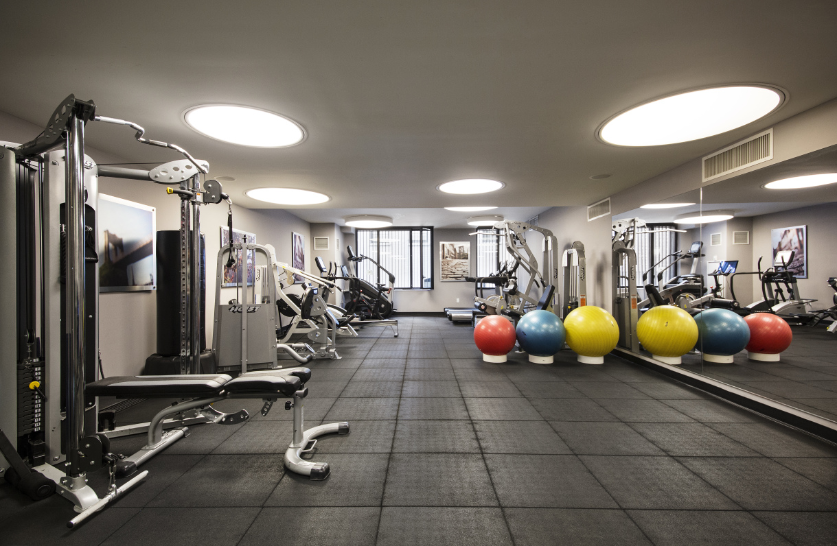 205 Water Street, Unit 7N Brooklyn, NY 11201 - Photo 10 of 11 a view of a room with gym equipment