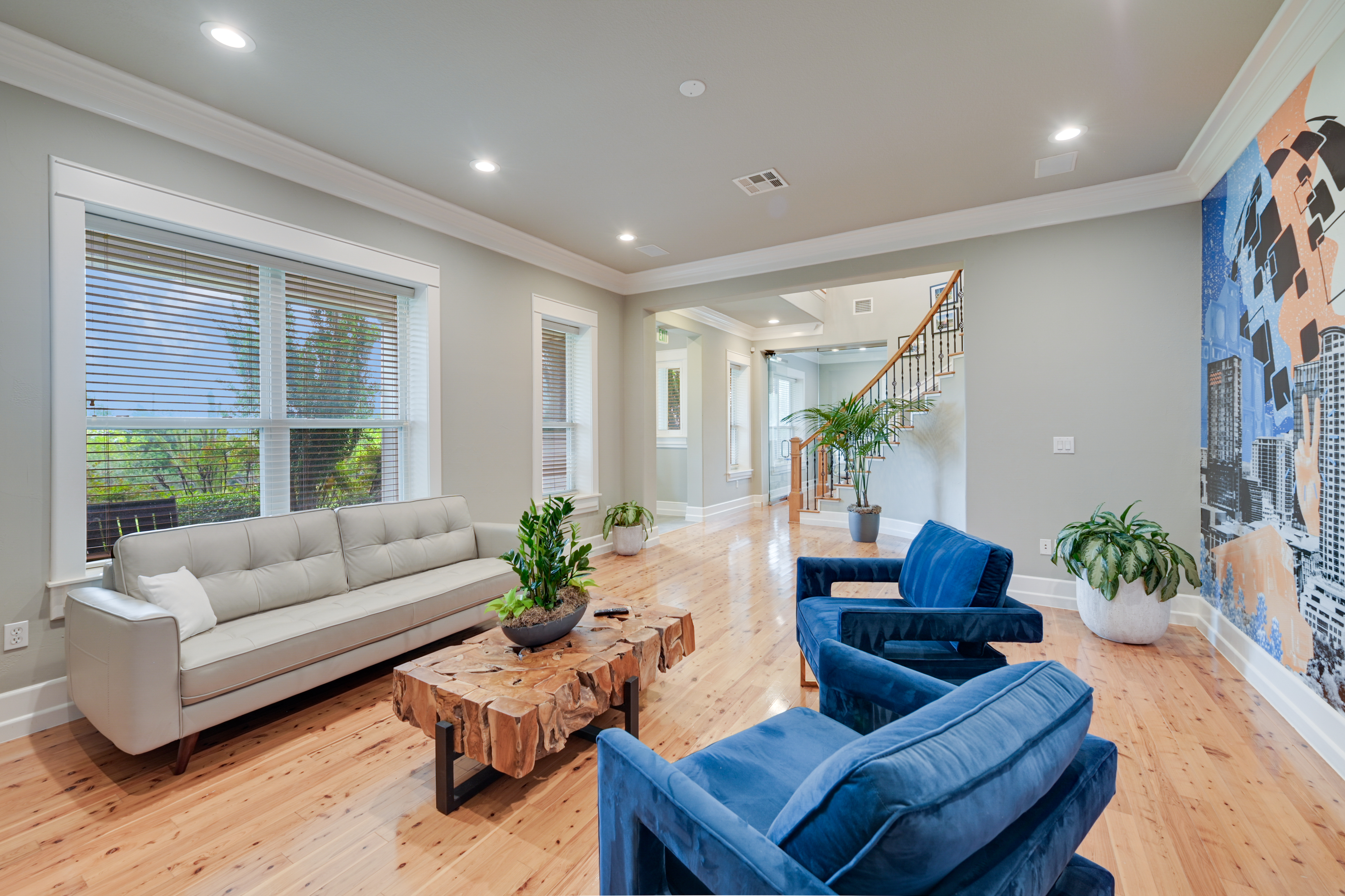 14913 Murfin Road Austin, TX 78734 - Photo 8 of 40 a living room with furniture and a large window