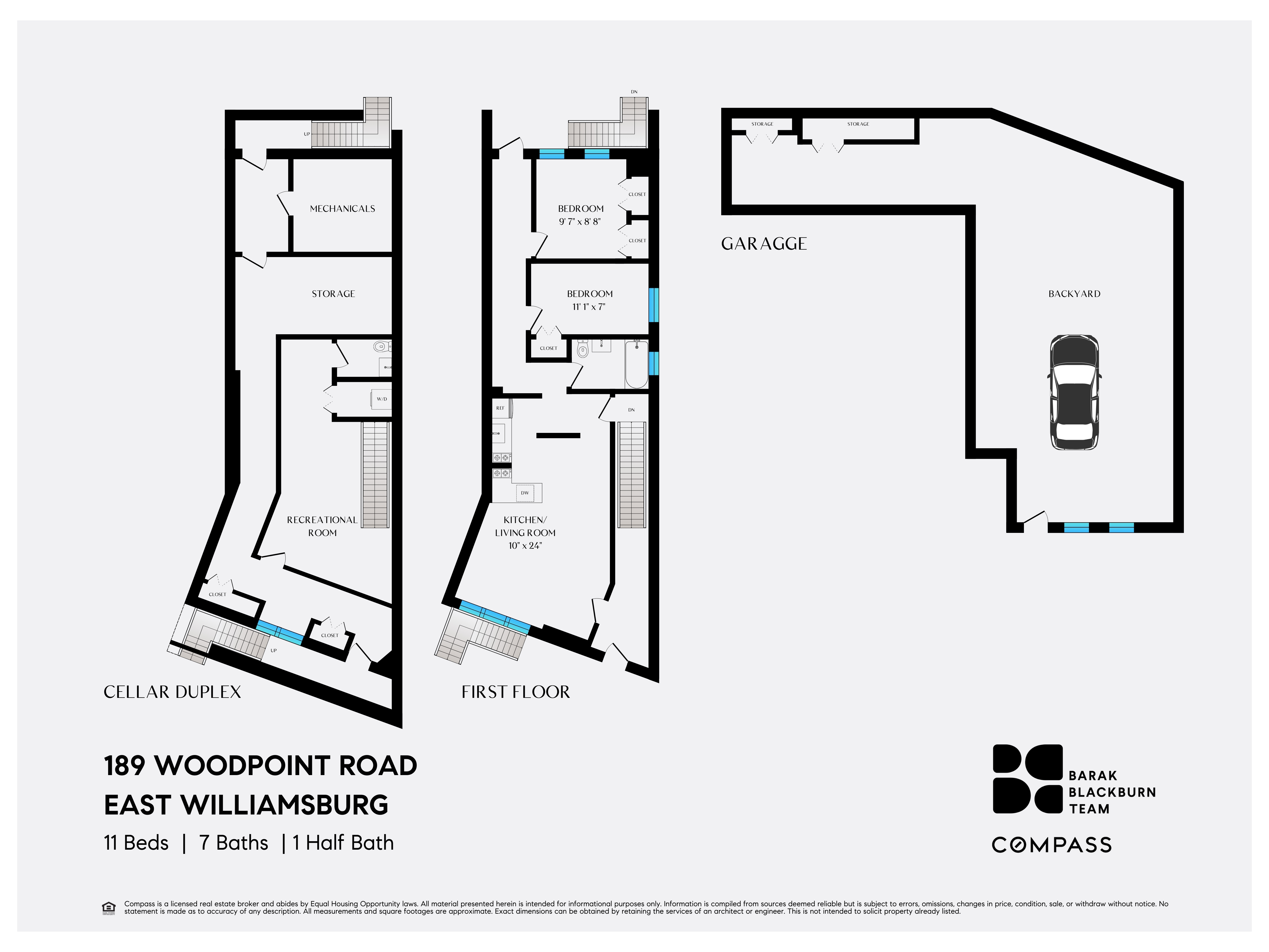 189 Woodpoint Road Brooklyn, NY 11211 - Photo 25 of 26 a picture of a floor plan