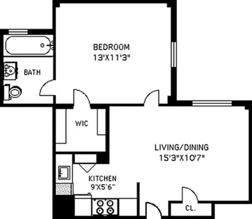$795,000 | 100 Central Park South, Unit 7E | Central Park South