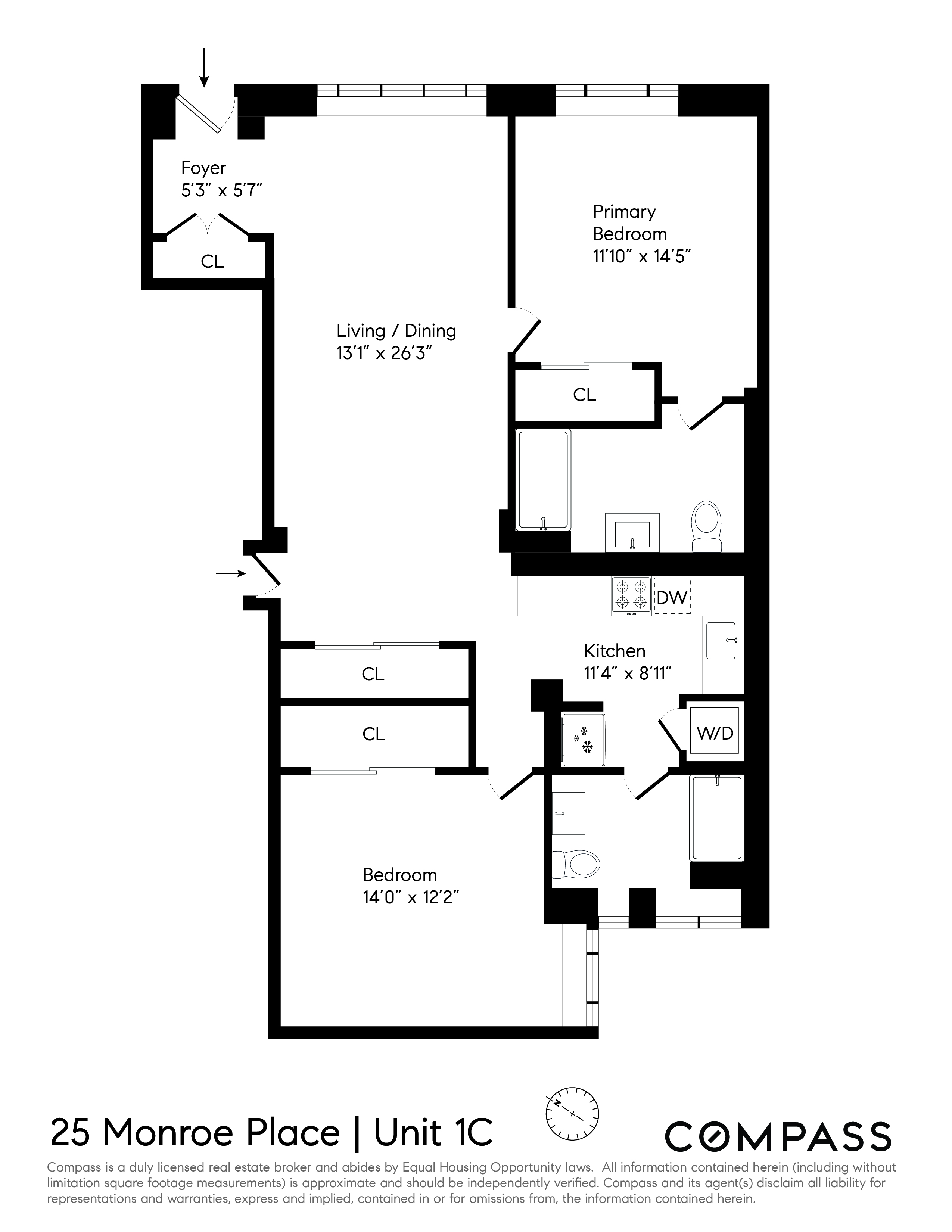 25 Monroe Place, Unit 1C Brooklyn, NY 11201 - Photo 14 of 14 unknown