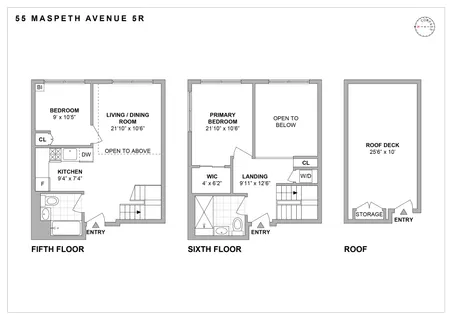 $1,695,000 | 55 Maspeth Avenue, Unit 5R | East Williamsburg