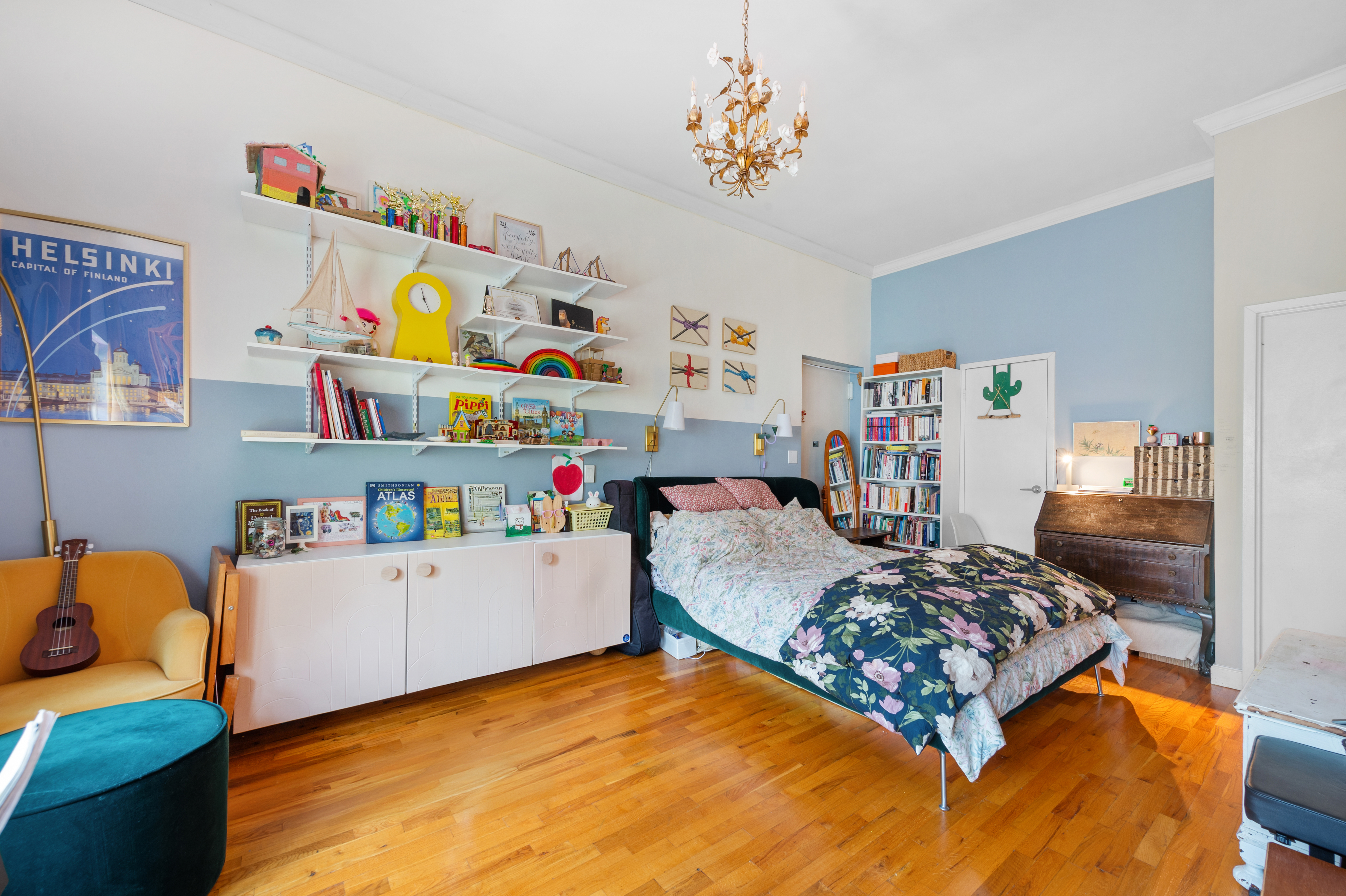 261 West 71st Street, Unit 8 Manhattan, NY 10023 - Photo 6 of 15 a bedroom with bed and wooden floor