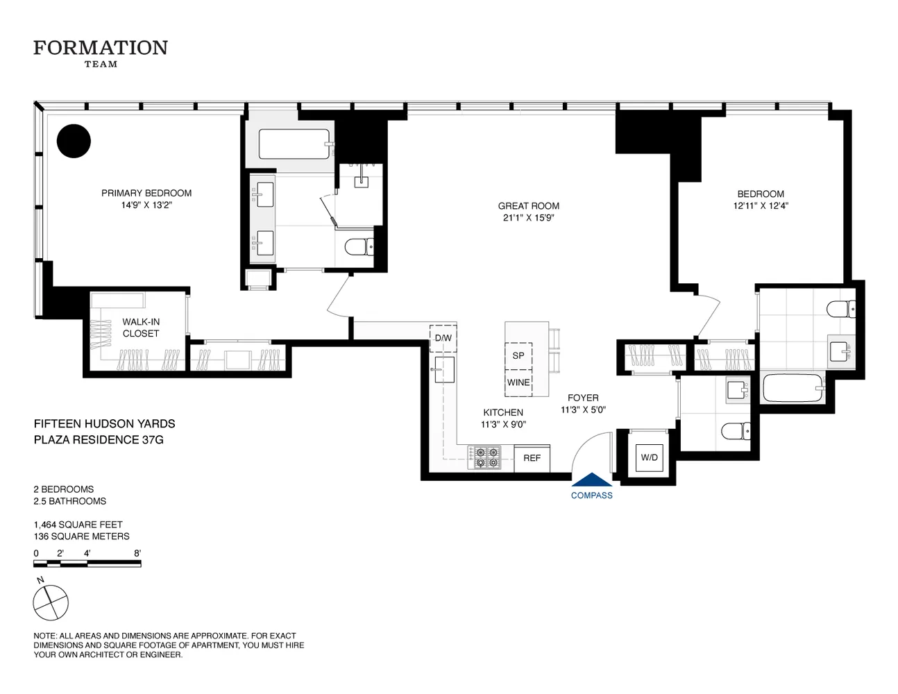 $3,950,000 | 15 Hudson Yards, Unit 37G | Hudson Yards