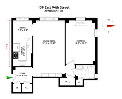 $650,000 | 139 East 94th Street, Unit 7D | Upper East Side