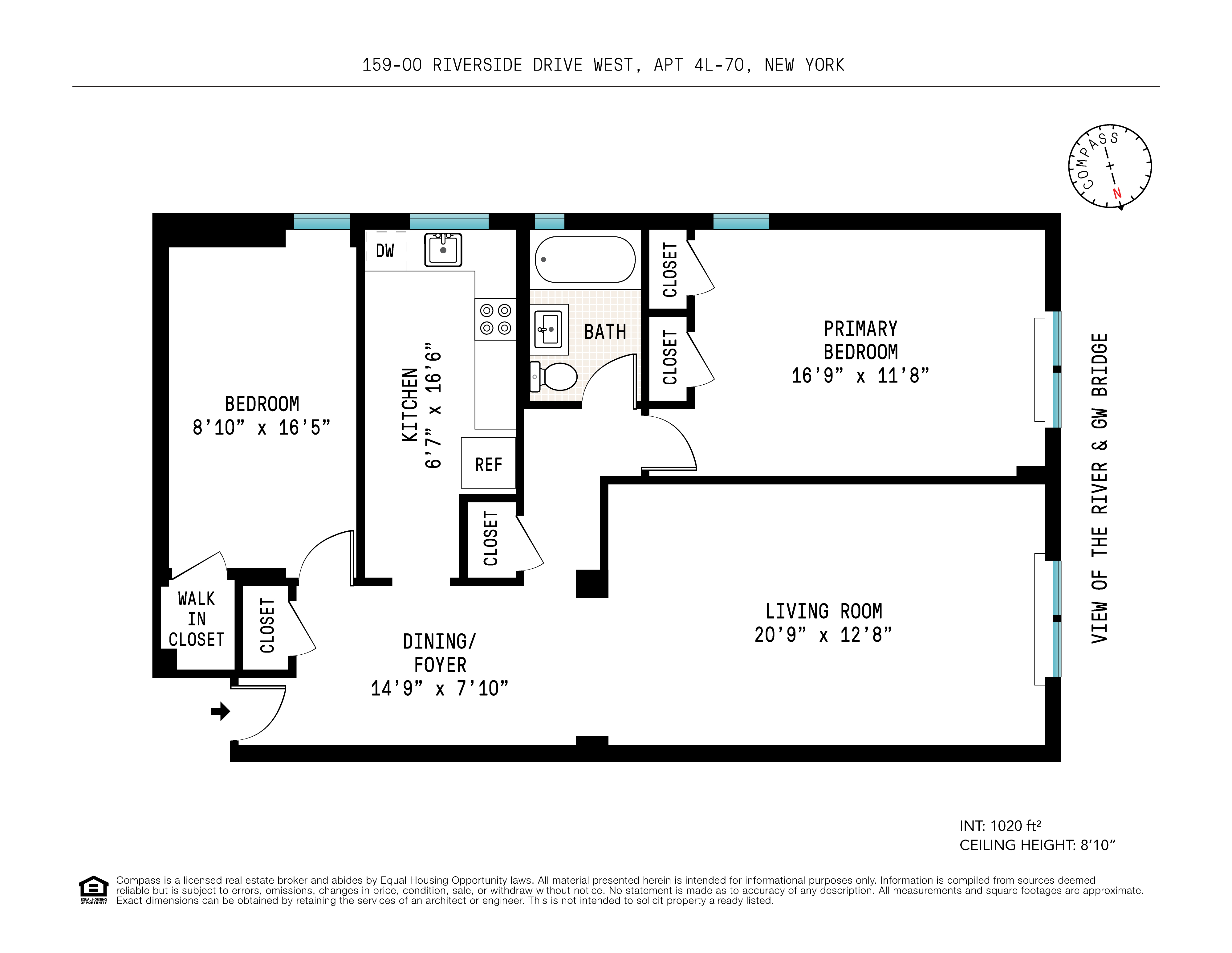 159-00 Riverside Drive West, Unit 4L70 Manhattan, NY 10032 - Photo 18 of 18
