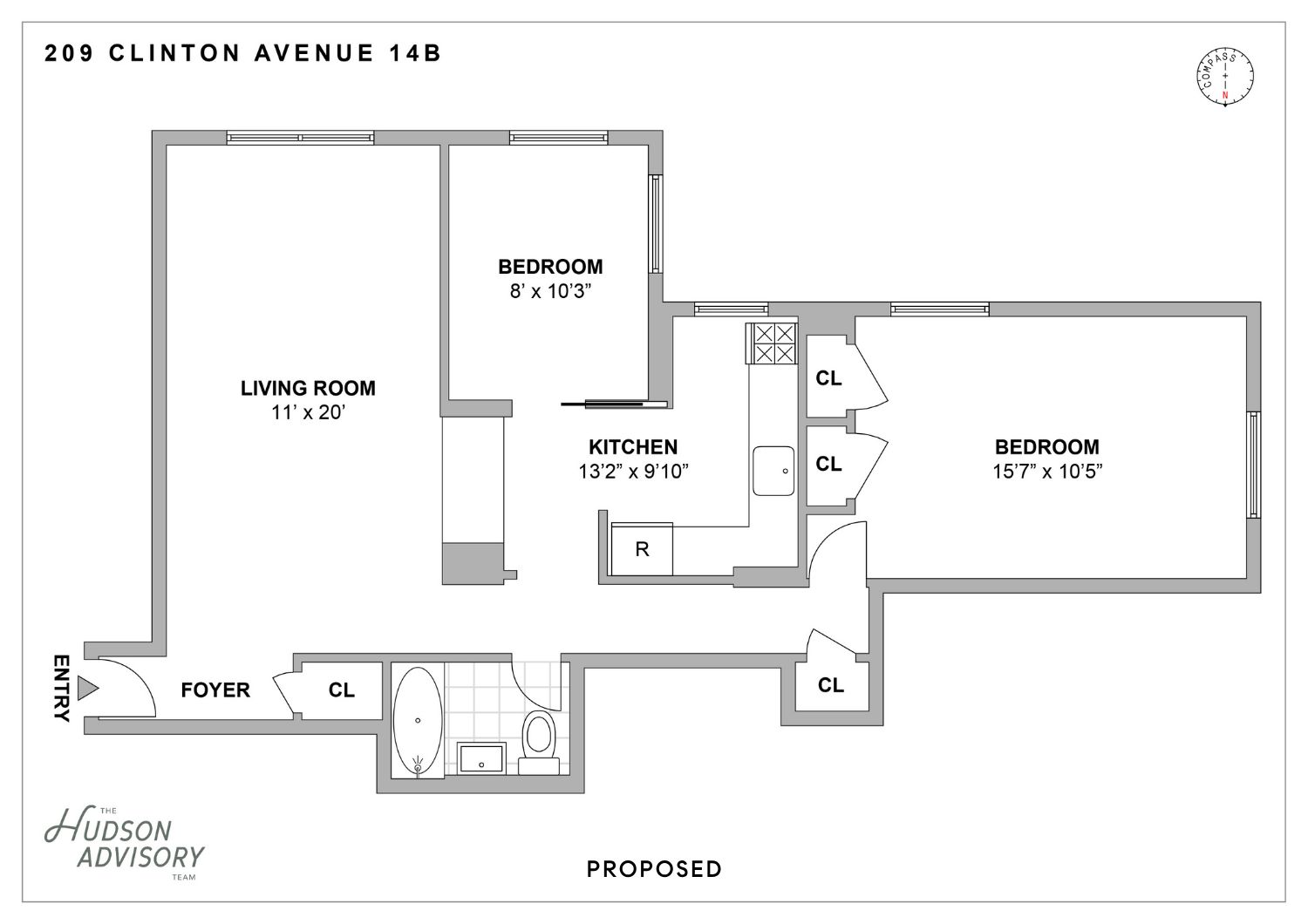 209 Clinton Avenue, Unit 14B Brooklyn, NY 11205 - Photo 15 of 15