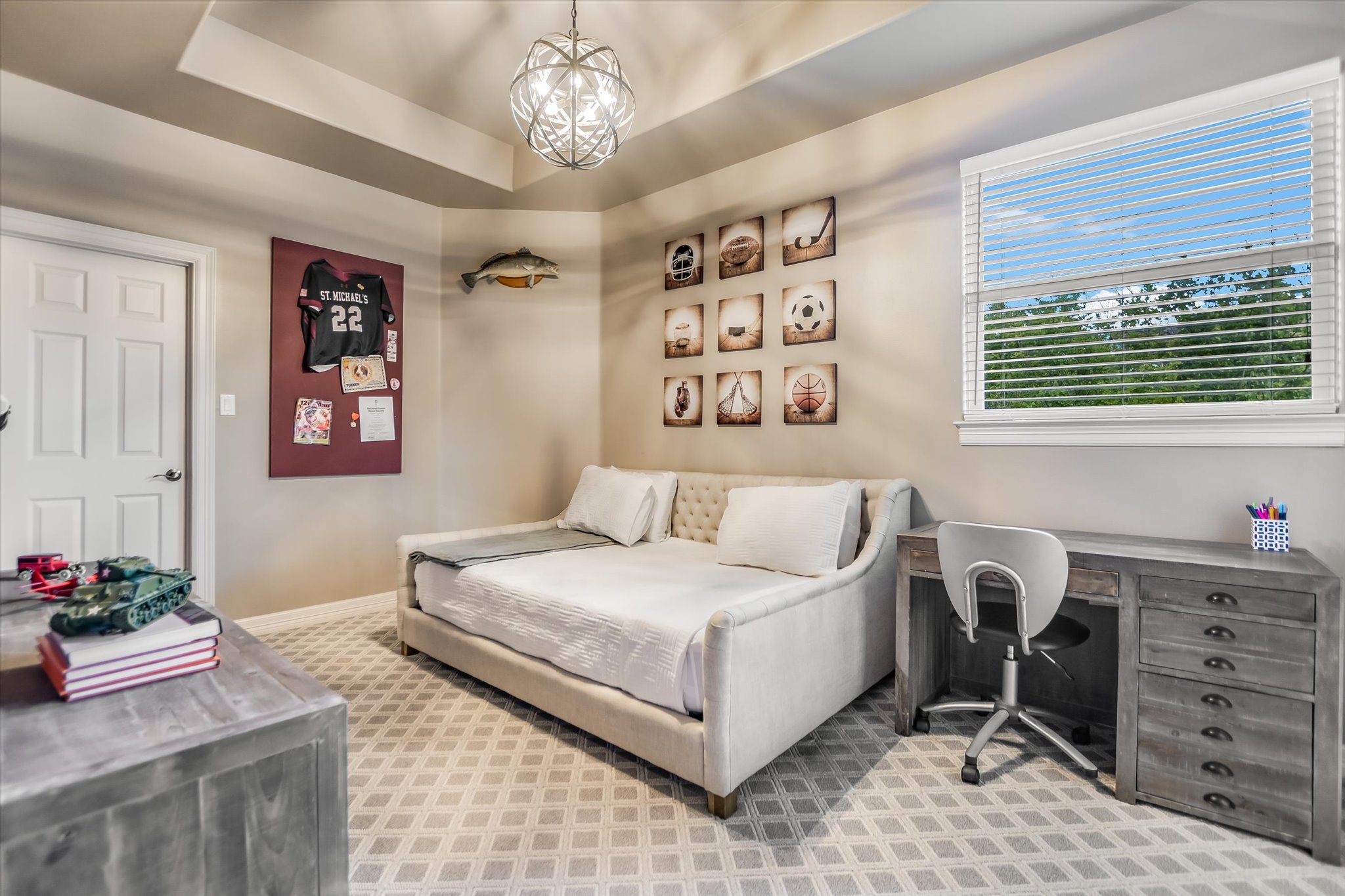 1422 Palomino Ridge Drive Austin, TX 78733 - Photo 40 of 60 a bedroom with a bed and a window