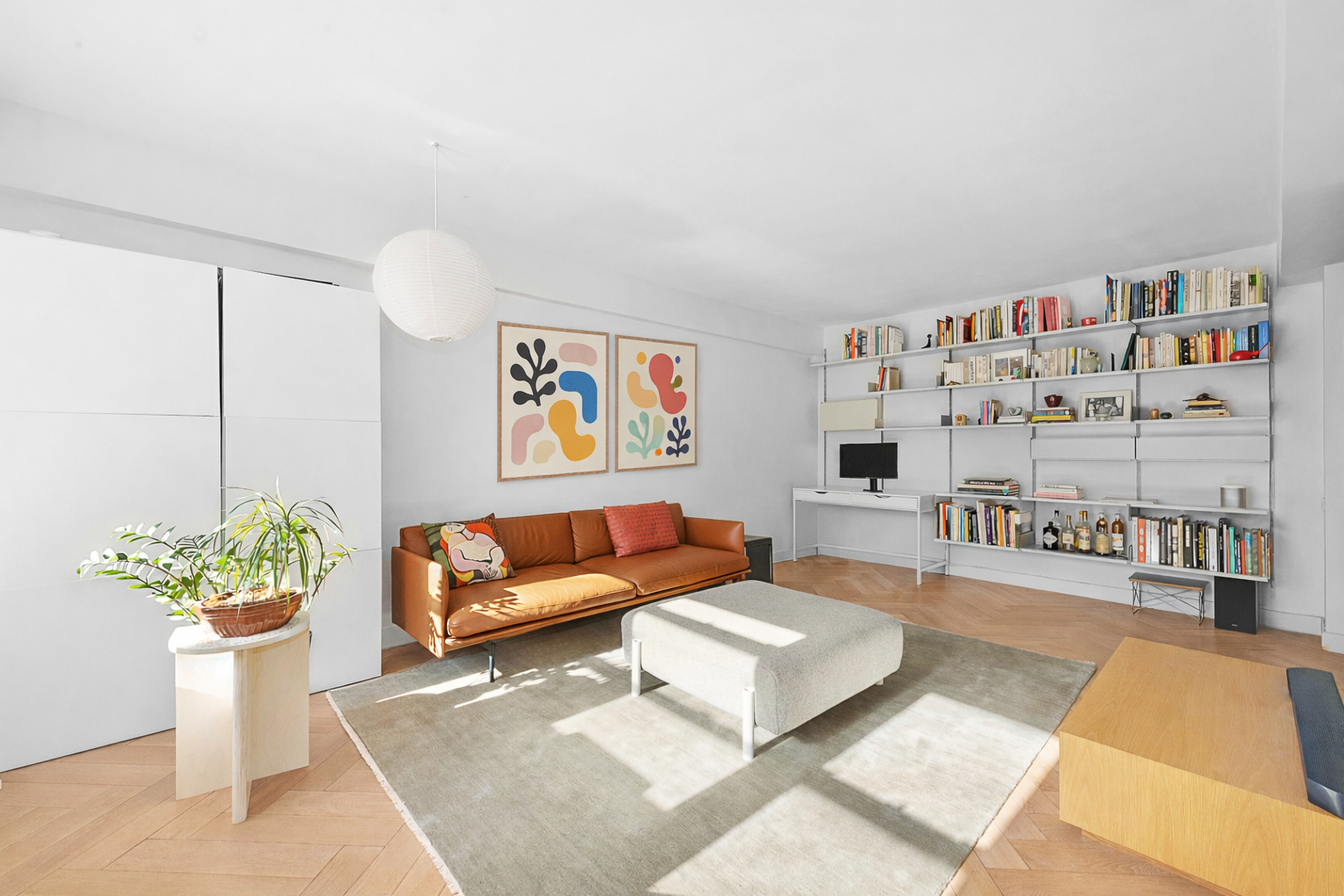 34 Plaza Street East, Unit 110 Brooklyn, NY 11238 - Photo 1 of 12 a living room with furniture flowerpot and flower pot