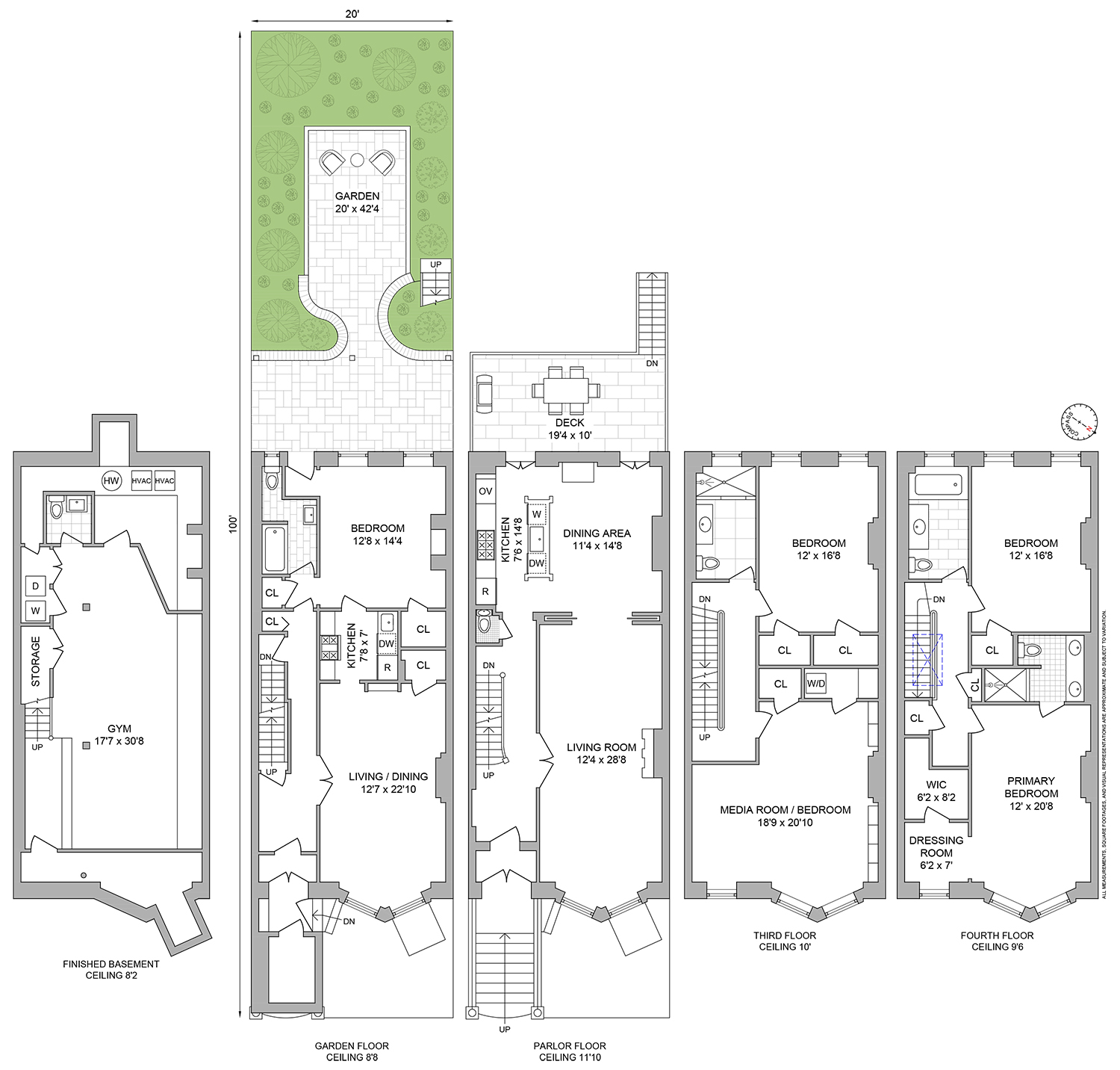 196 Berkeley Place Brooklyn, NY 11217 - Photo 25 of 25 a picture of a floor plan
