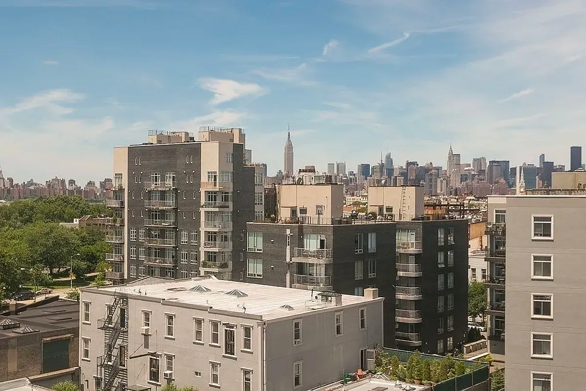128 Newton Street, Unit 2B Brooklyn, NY 11222 - Photo 9 of 13 a view of city with tall buildings