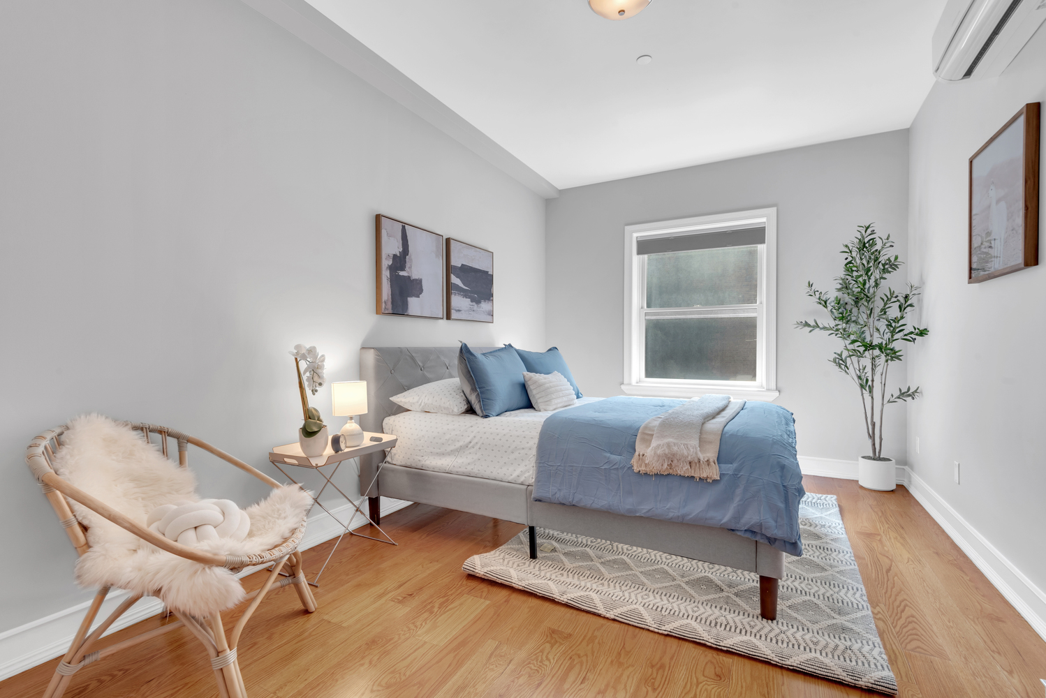 94 Lefferts Place, Unit 2 Brooklyn, NY 11238 - Photo 5 of 10 a living room with furniture and a potted plant