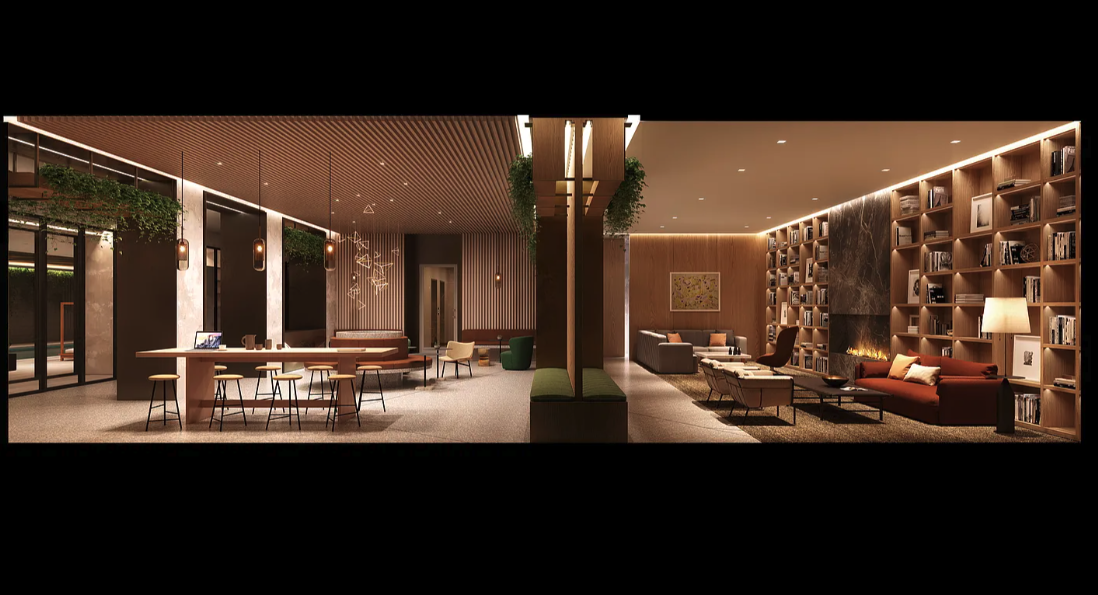 215 West 28th Street, Unit 4E Manhattan, NY 10001 - Photo 8 of 13 a view of swimming pool with outdoor seating