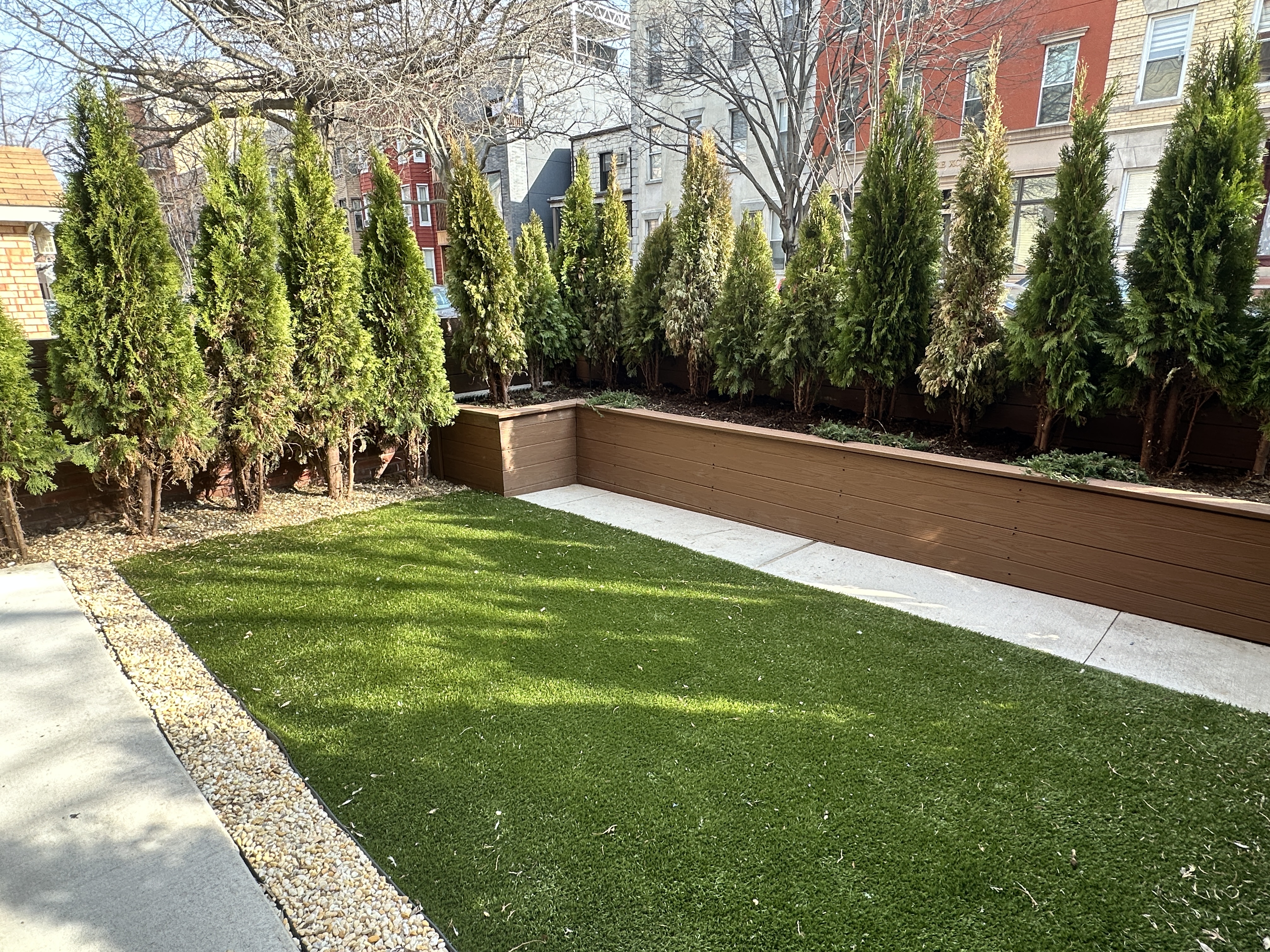 183 Java Street, Unit 1A Brooklyn, NY 11222 - Photo 4 of 12 a view of a swimming pool with a yard