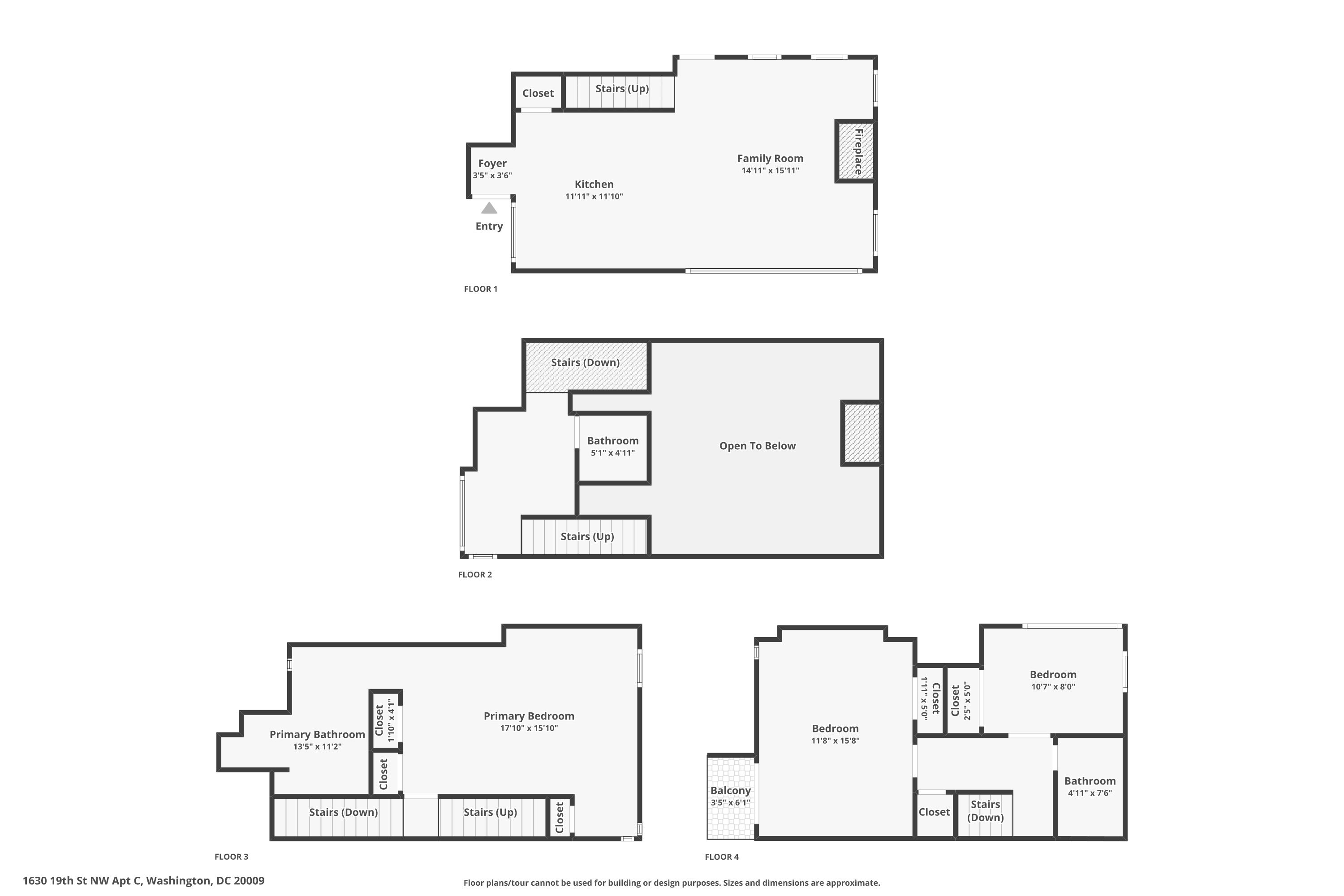 1630 19th Street Northwest, Unit C Washington, DC 20009 - Photo 41 of 45