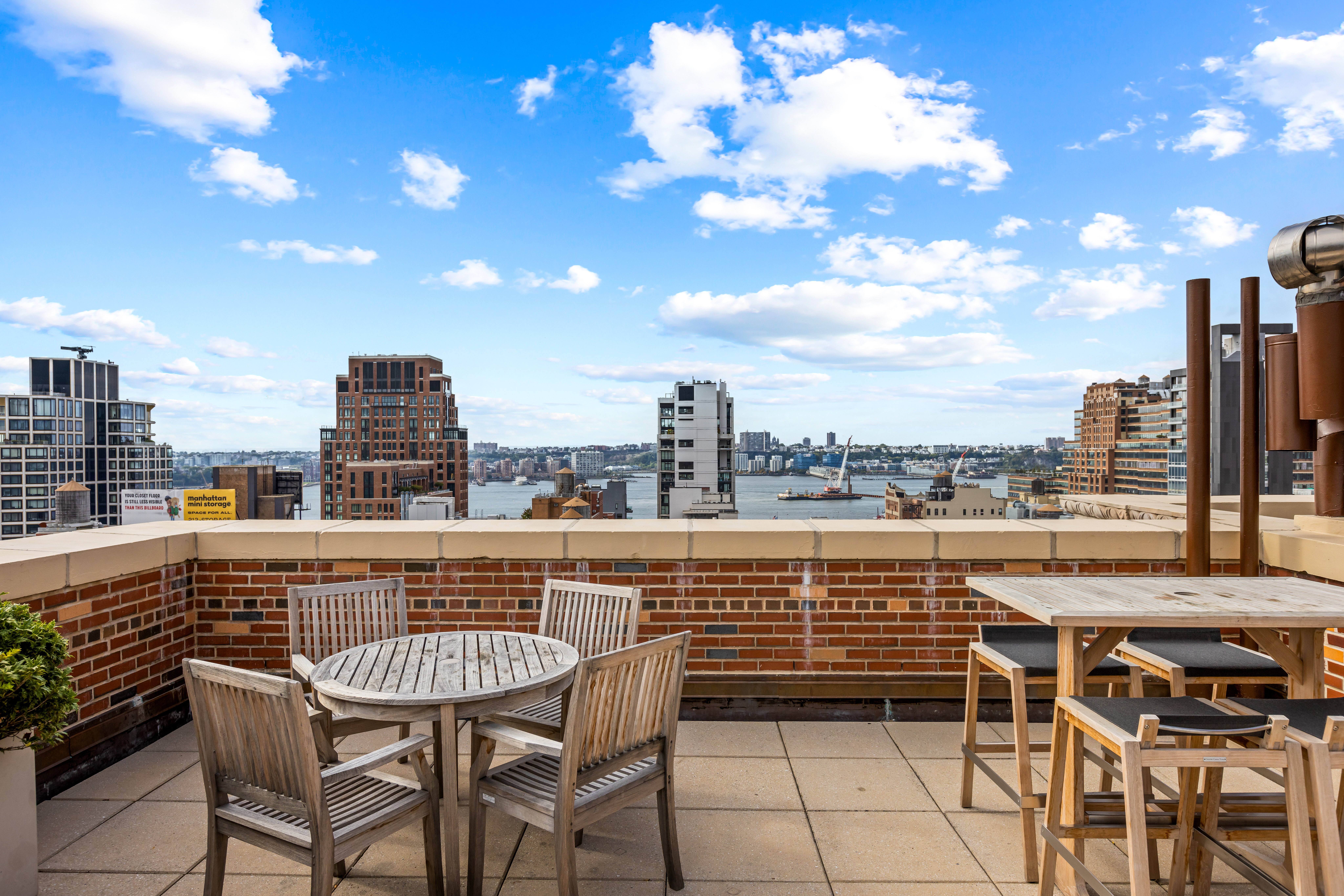 465 West 23rd Street, Unit 15B Manhattan, NY 10011 - Photo 16 of 19 a view of a terrace with sitting area