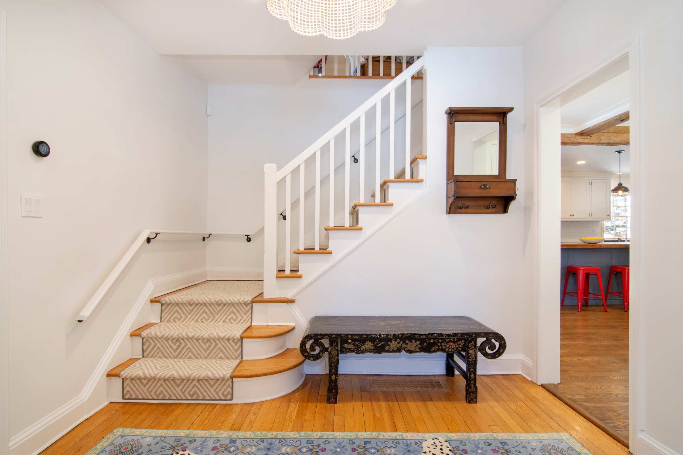 41 Harris Road Katonah, NY 10536 - Photo 18 of 48 a view of entryway and hall with wooden floor