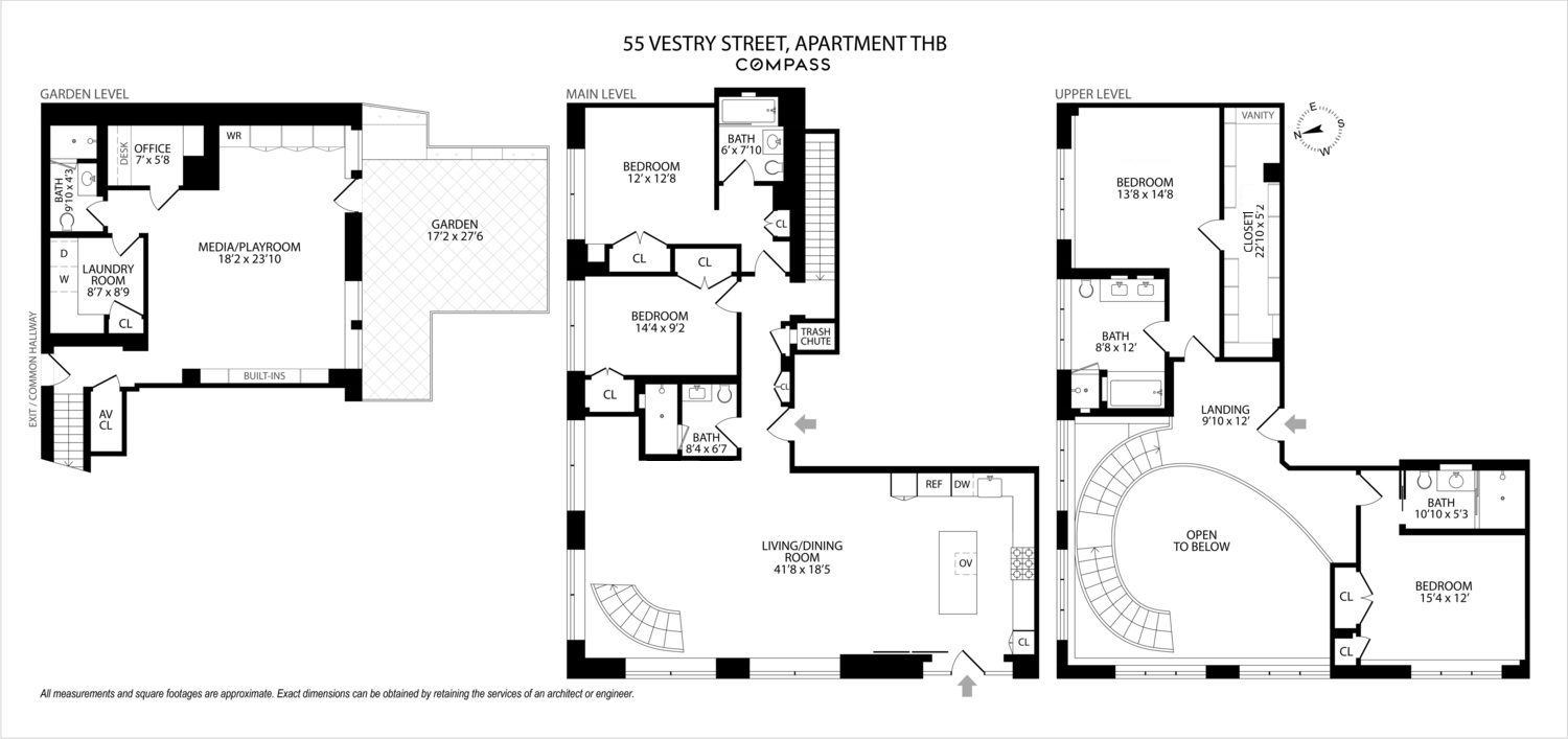 415 Washington Street, Unit 1B Manhattan, NY 10013 - Photo 16 of 16 a picture of a floor plan