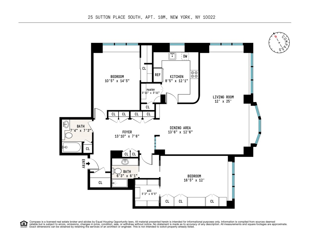 25 Sutton Place South, Unit 18M Manhattan, NY 10022 - Photo 11 of 11