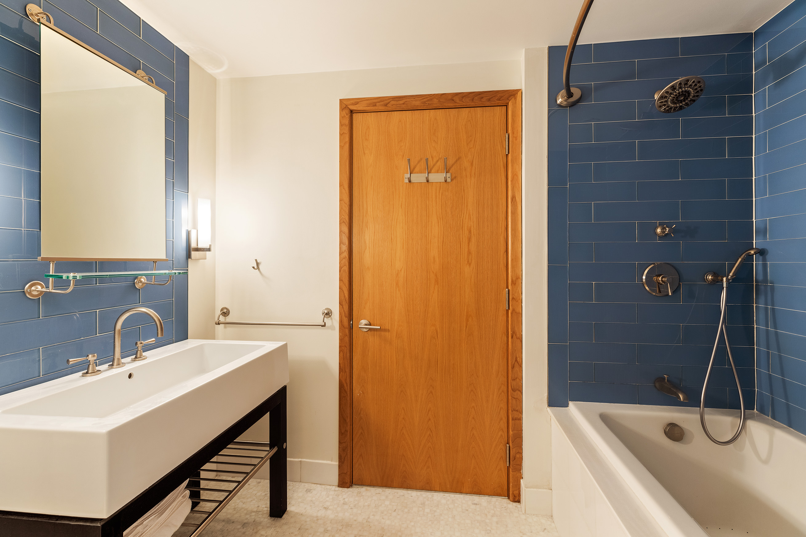 357 West 12th Street, Unit 1E Manhattan, NY 10014 - Photo 10 of 12 a bathroom with a sink and a tub