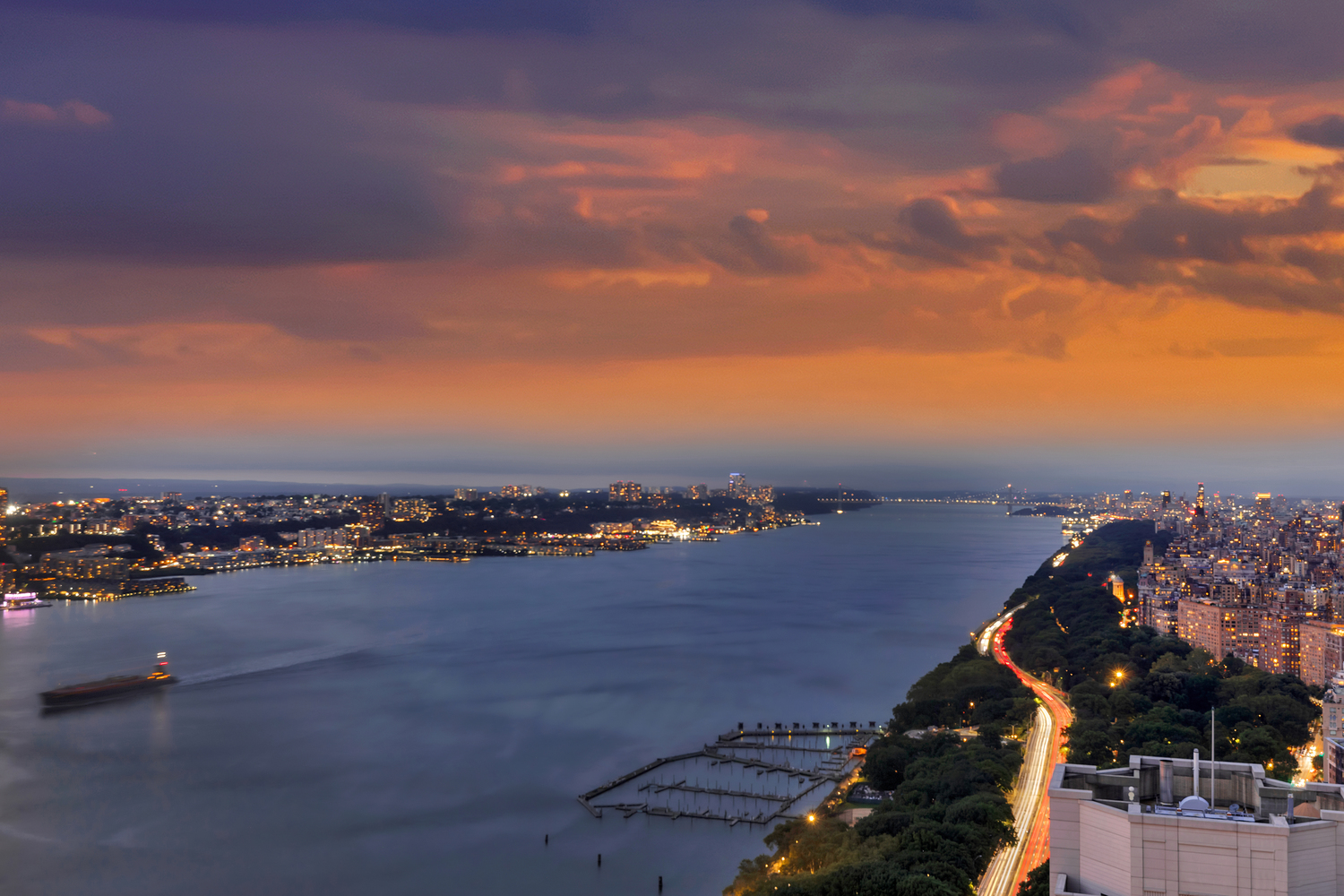 200 Riverside Boulevard, Unit PH2B Manhattan, NY 10069 - Photo 8 of 23 an aerial view of a city