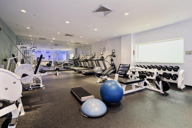 235 East 40th Street, Unit 27D Manhattan, NY 10016 - Photo 7 of 9 a room with gym equipment and lots of equipment