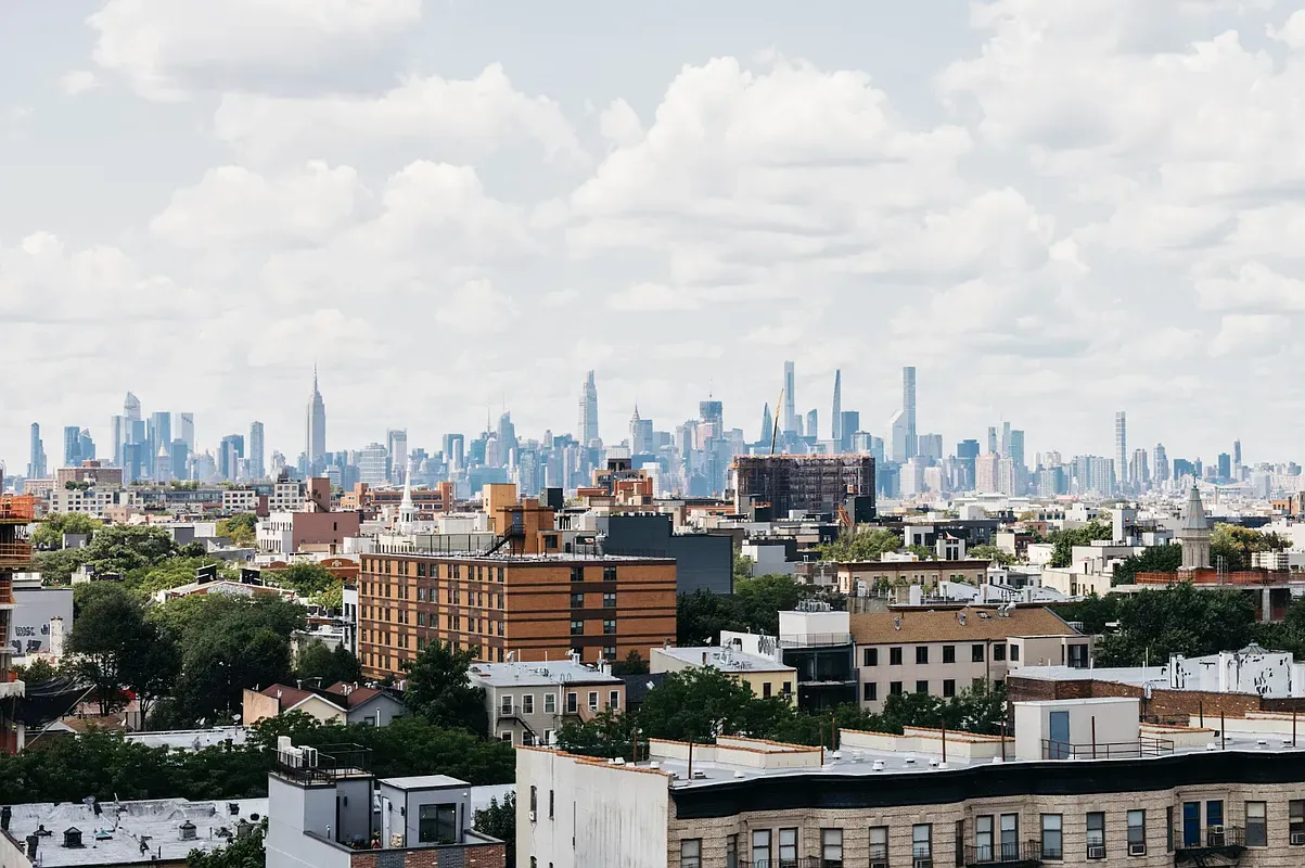 a city view with lot of high rise buildings
