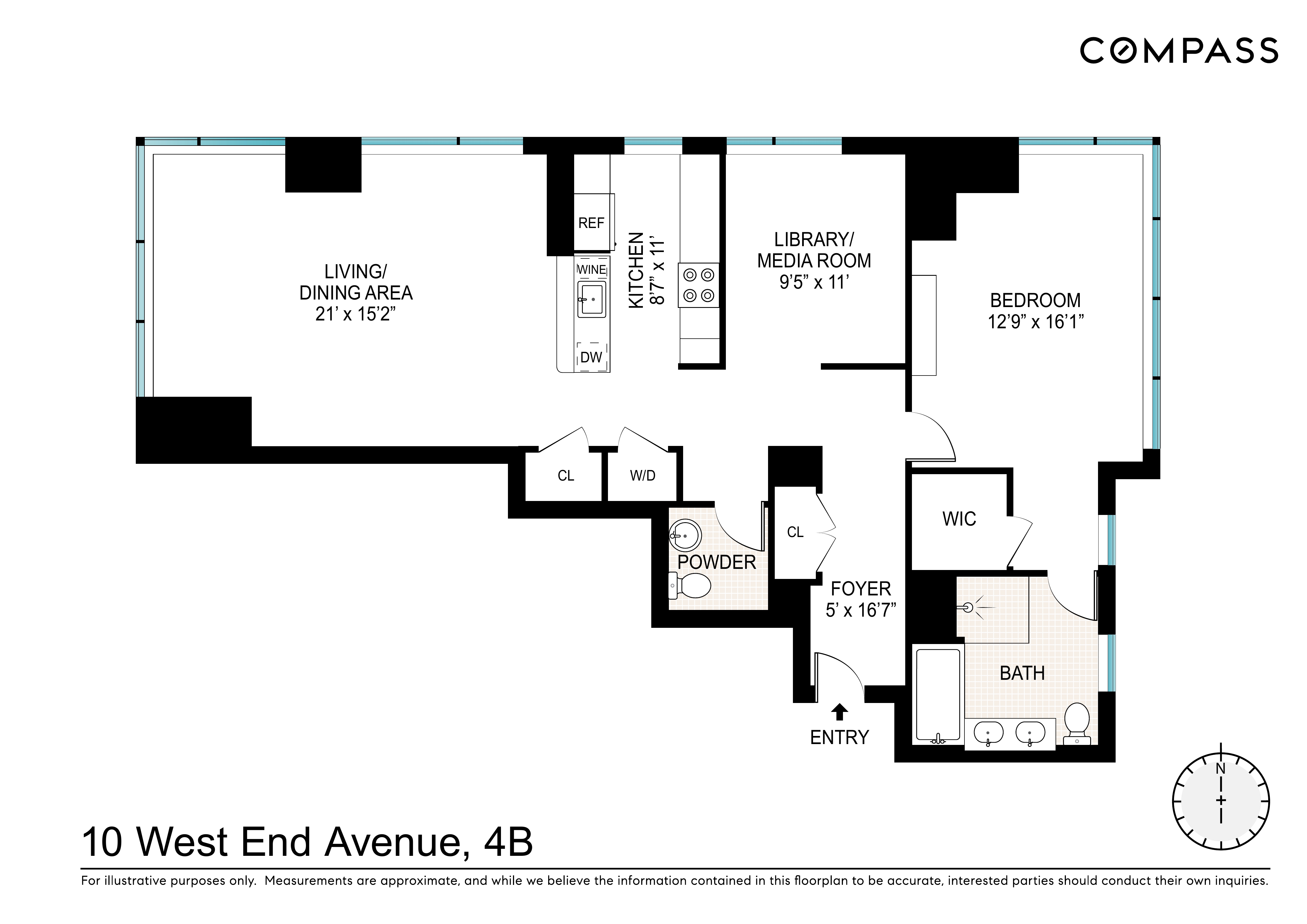 10 West End Avenue, Unit 4B Manhattan, NY 10023 - Photo 12 of 12 a picture of a park