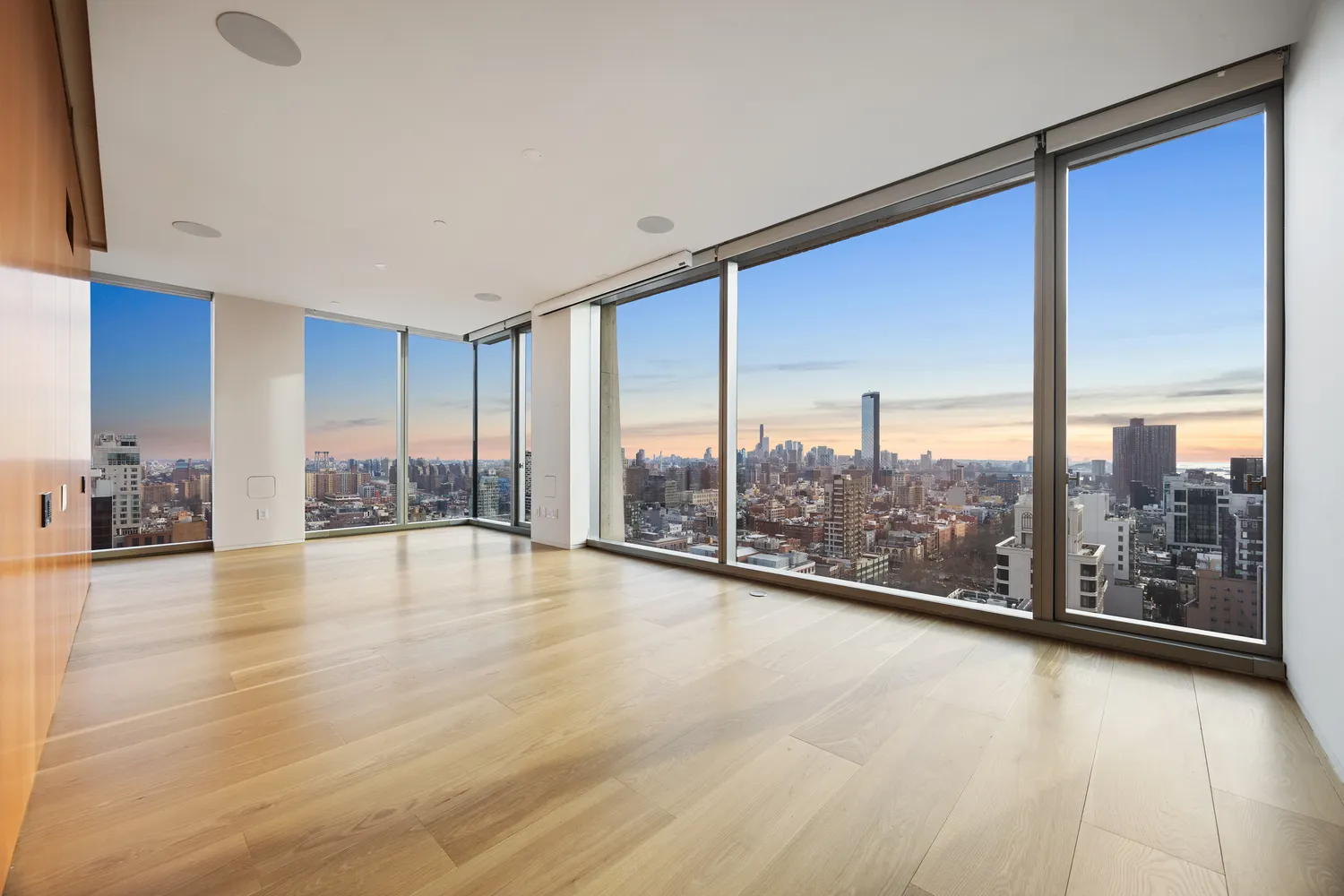 a view of an empty room with window