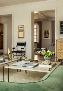 a view of a lobby area with furniture