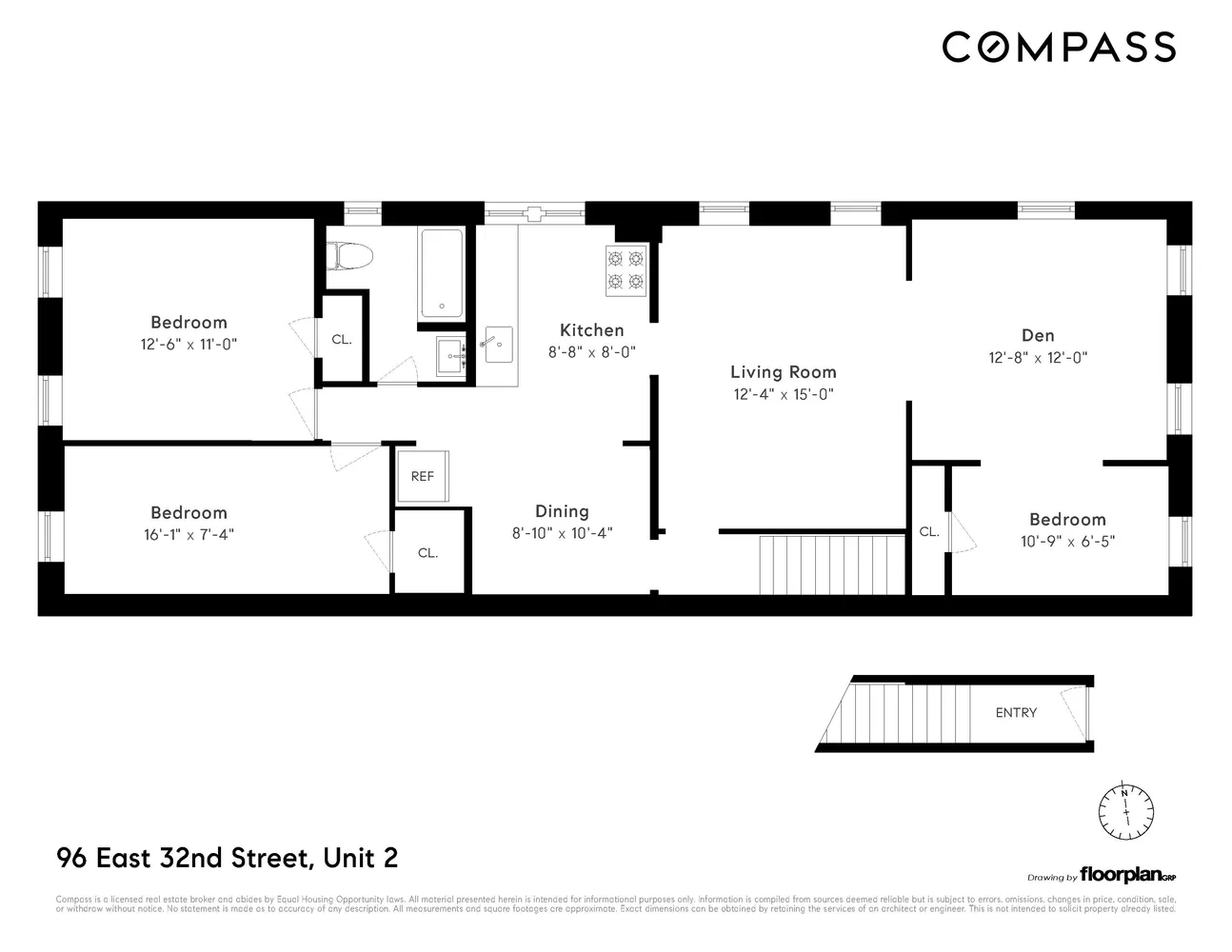 $3,200 | 96 East 32nd Street | Flatbush