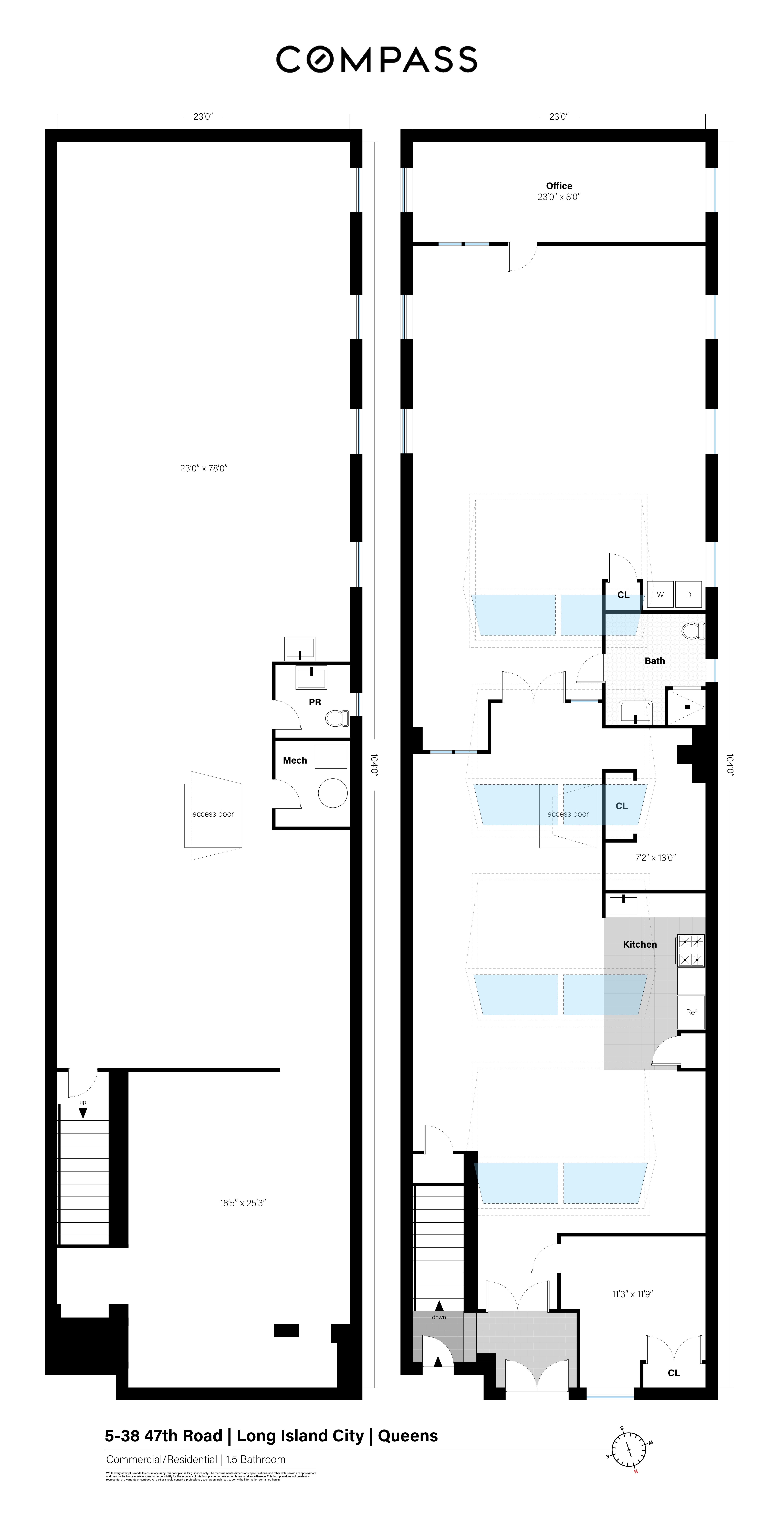 5-38 47th Road Queens, NY 11101 - Photo 14 of 14 a picture of a room with a cabinet