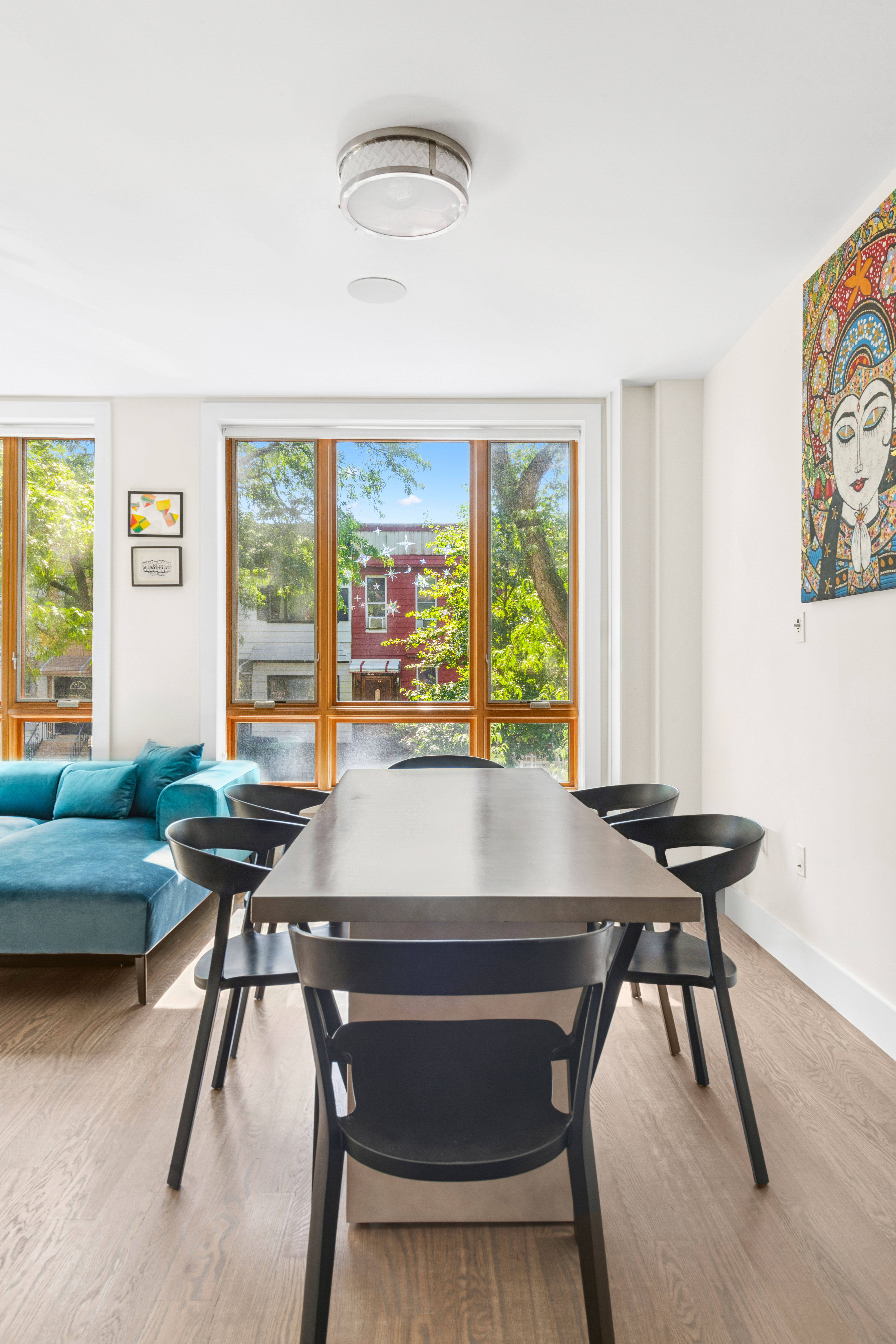 1189 Jefferson Avenue, Unit 2 Brooklyn, NY 11221 - Photo 3 of 10 a view of a workspace with furniture and a window