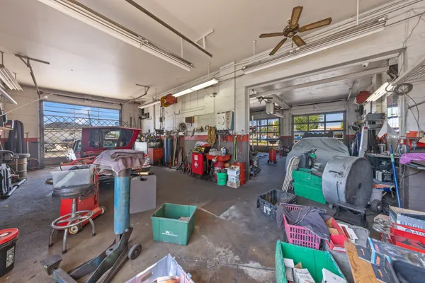 a view of a storage room with lots of stuff