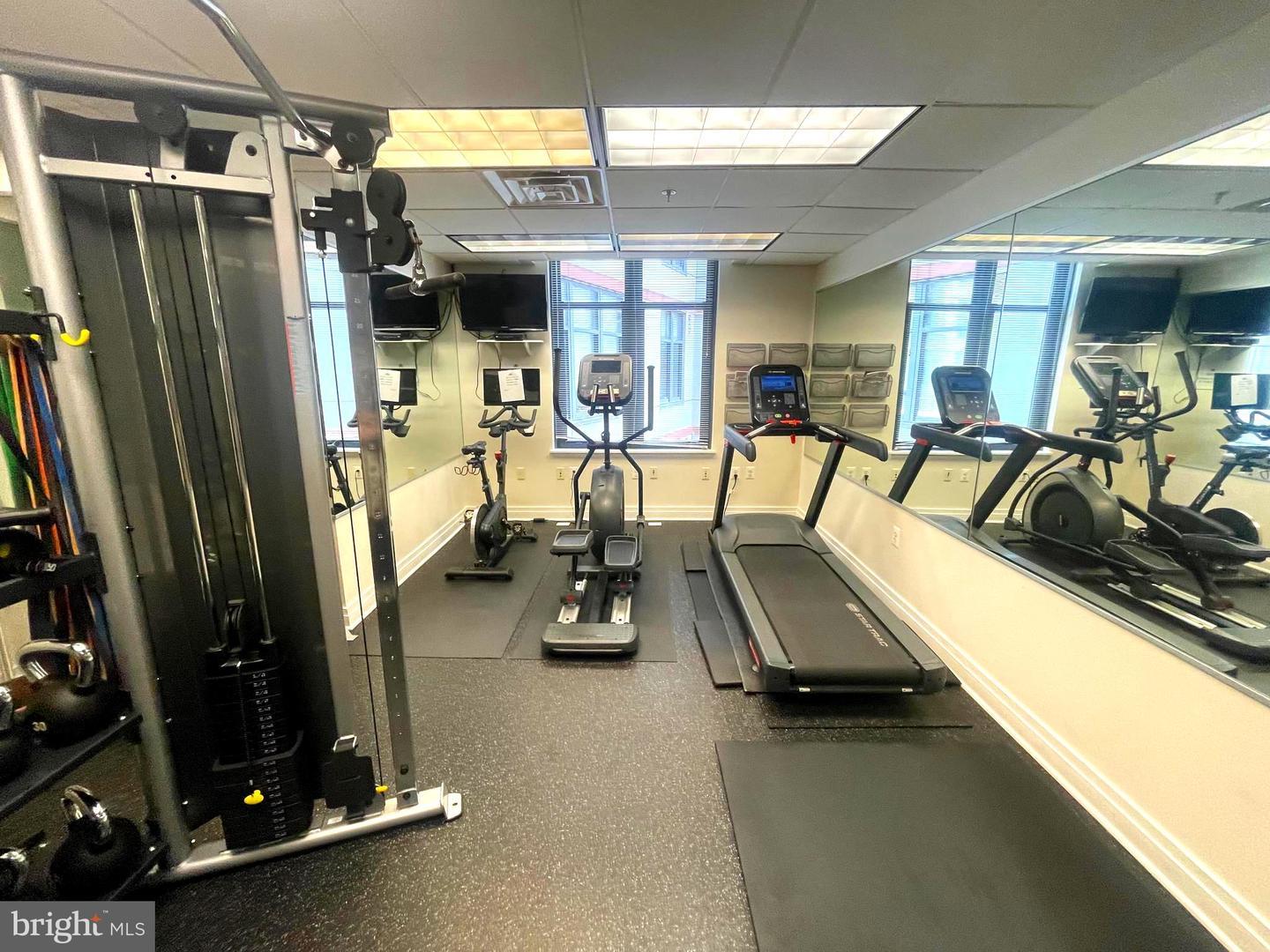 2120 Vermont Avenue Northwest, Unit 620 Washington, DC 20001 - Photo 28 of 61 a view of a room with gym equipment